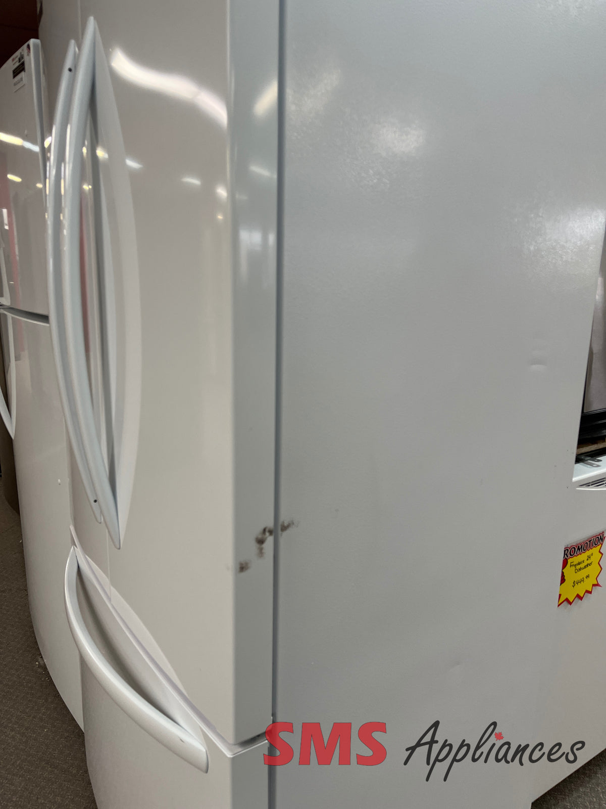 Frigidaire RFFG1723AW fridge at SMS Appliances Calgary - Open Box deals