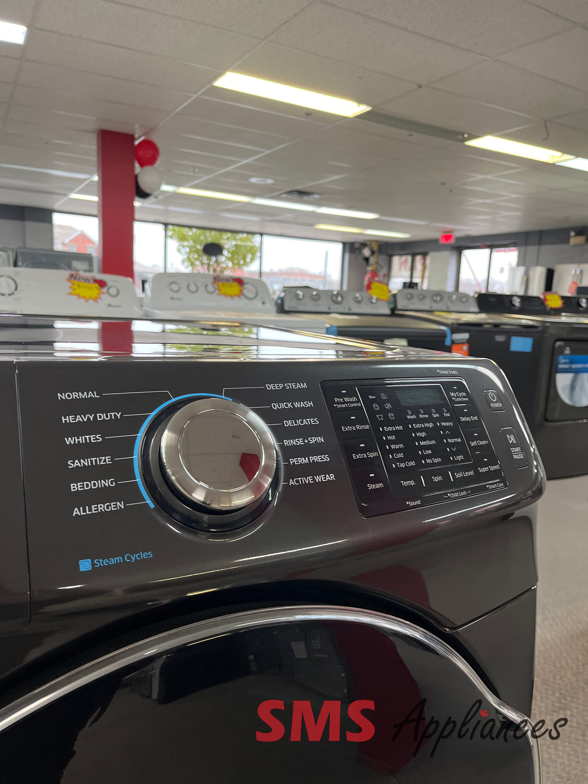 27" Samsung WF45N6300AV refurbished washer - SMS Appliances Medicine Hat