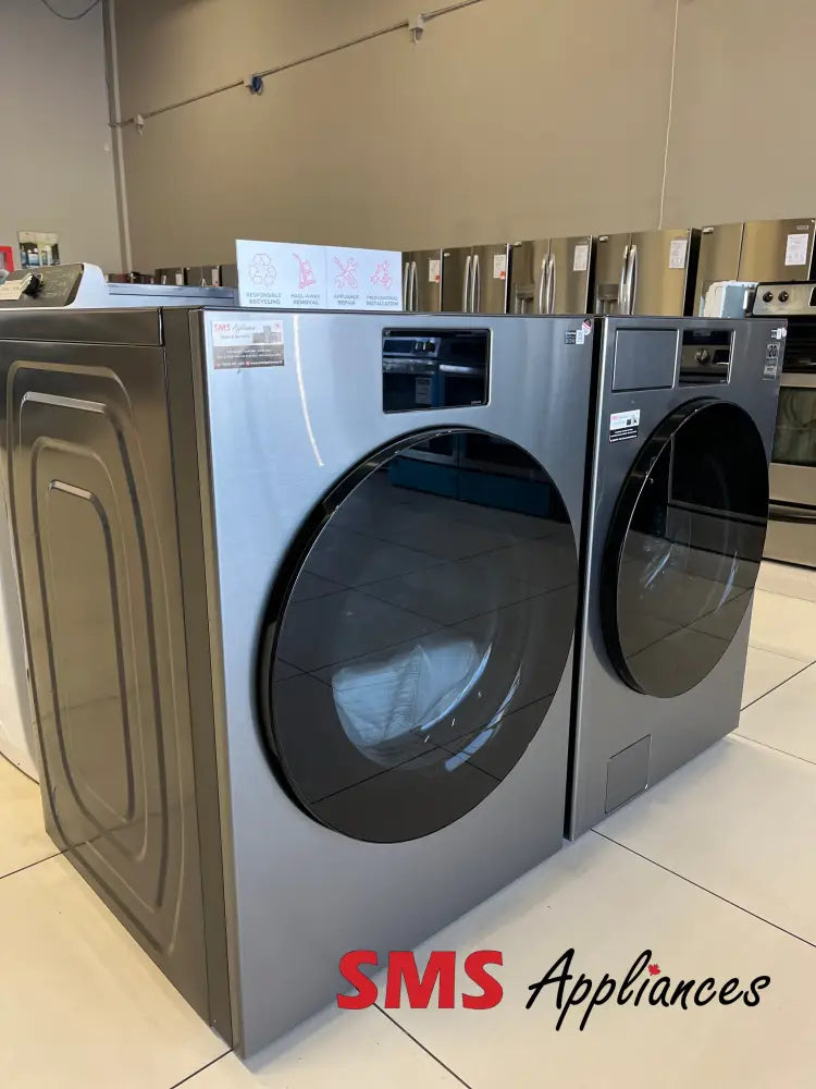 Open Box – 27’’ Laundry Set Samsung WF90F53ADSA