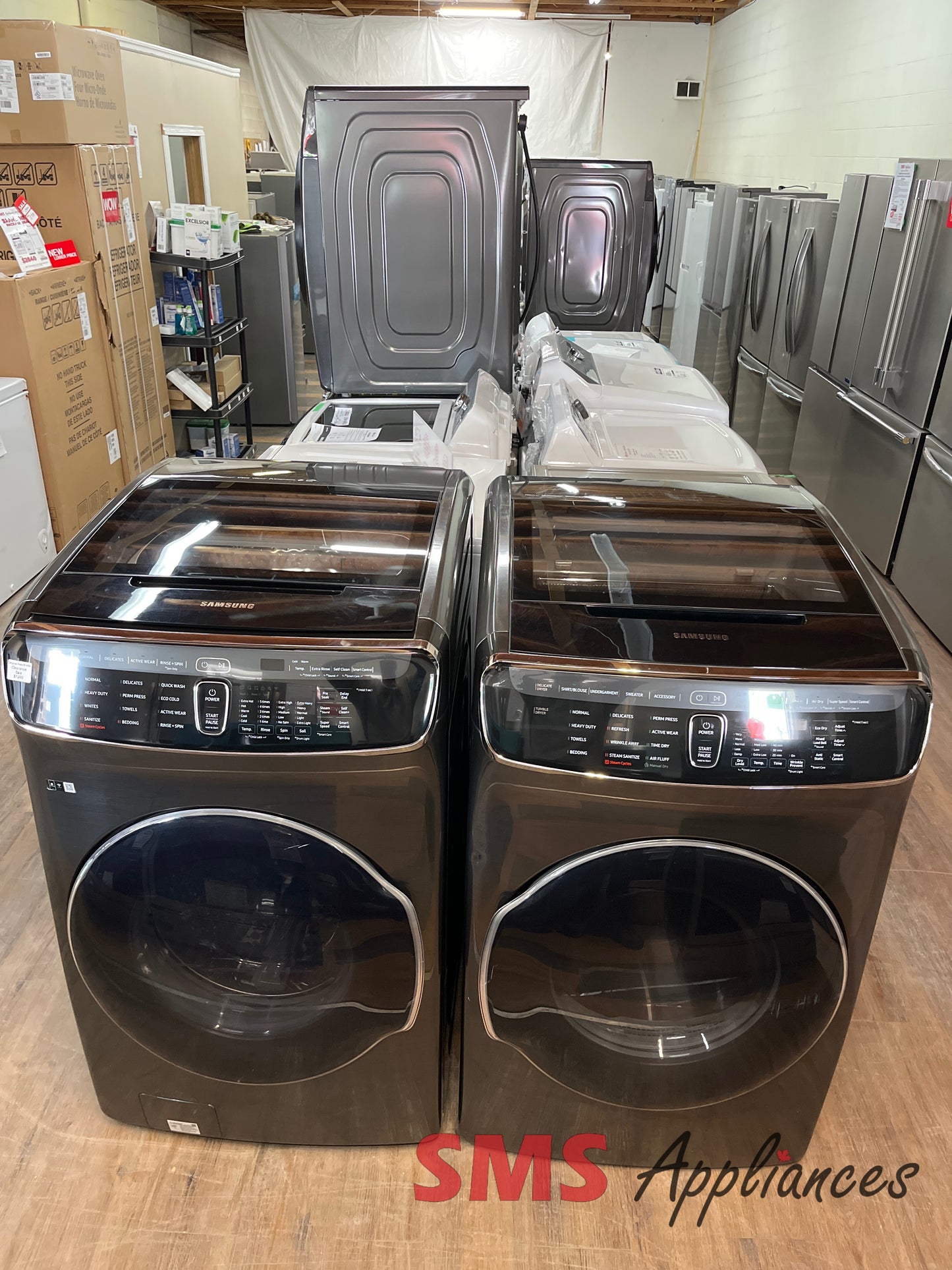 Refurbished Laundry Sets WV60M9900AV, DVEM9900V/AC Samsung - Image 1