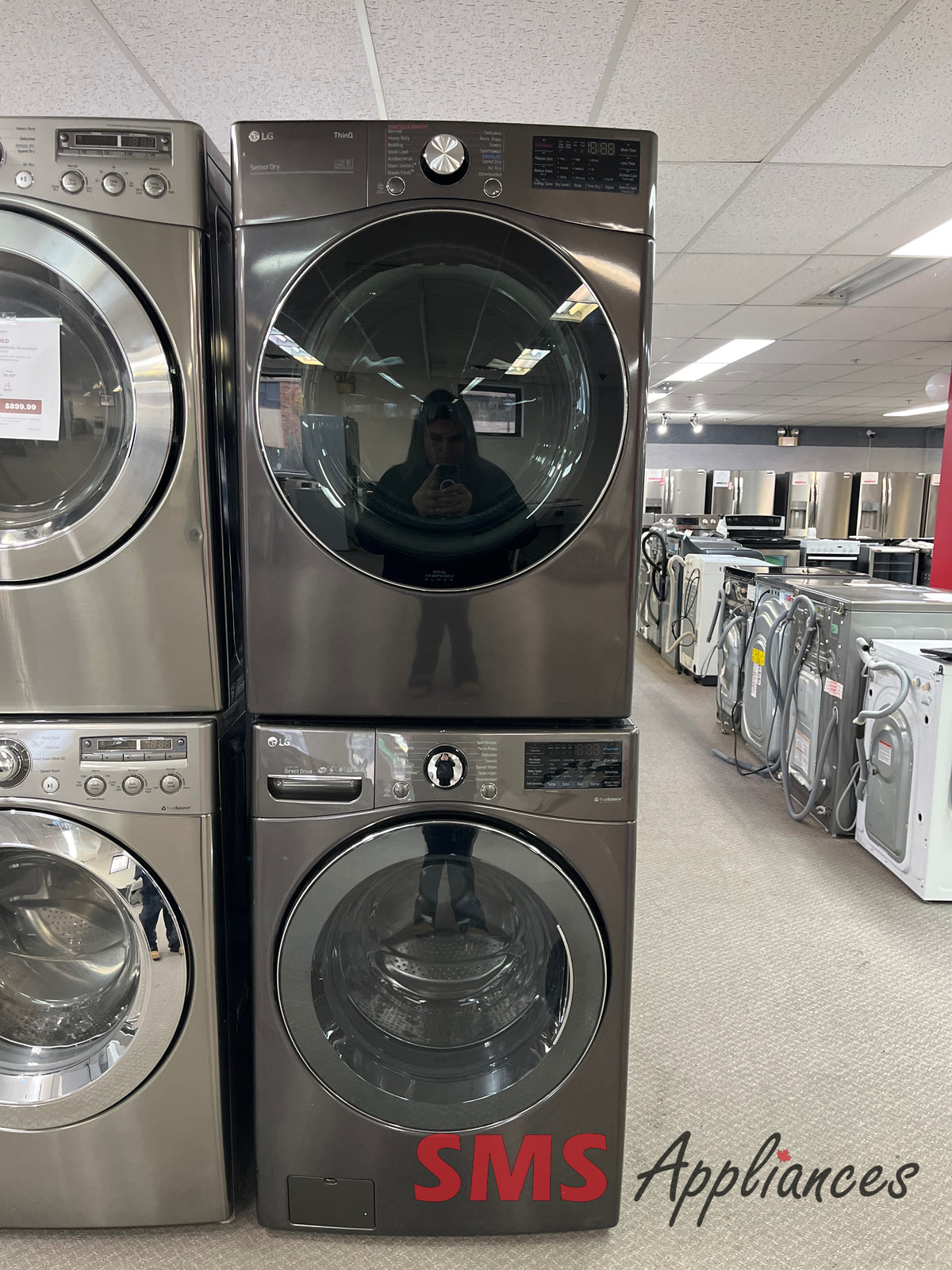 Refurbished 27" Laundry Set LG WM3800HBA / DLEX4200B for sale in Medicine Hat - SMS Appliances