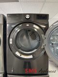 Refurbished LG WM3800HBA laundry set close-up - SMS Appliances