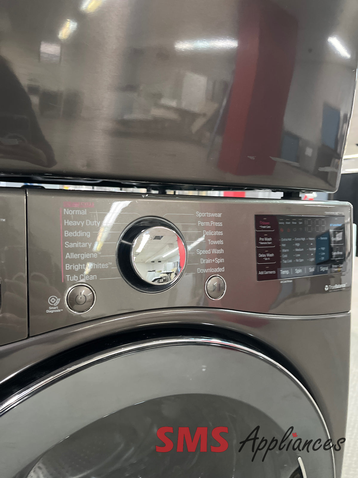LG WM3800HBA refurbished laundry set detail - buy in Medicine Hat at SMS Appliances