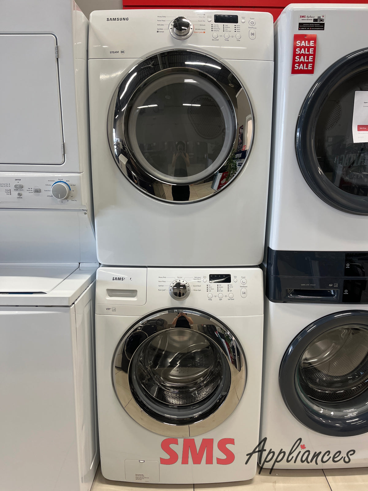 Refurbished Laundry Sets WF364BVBGWR/DV365ETBGWR Samsung - Image 2