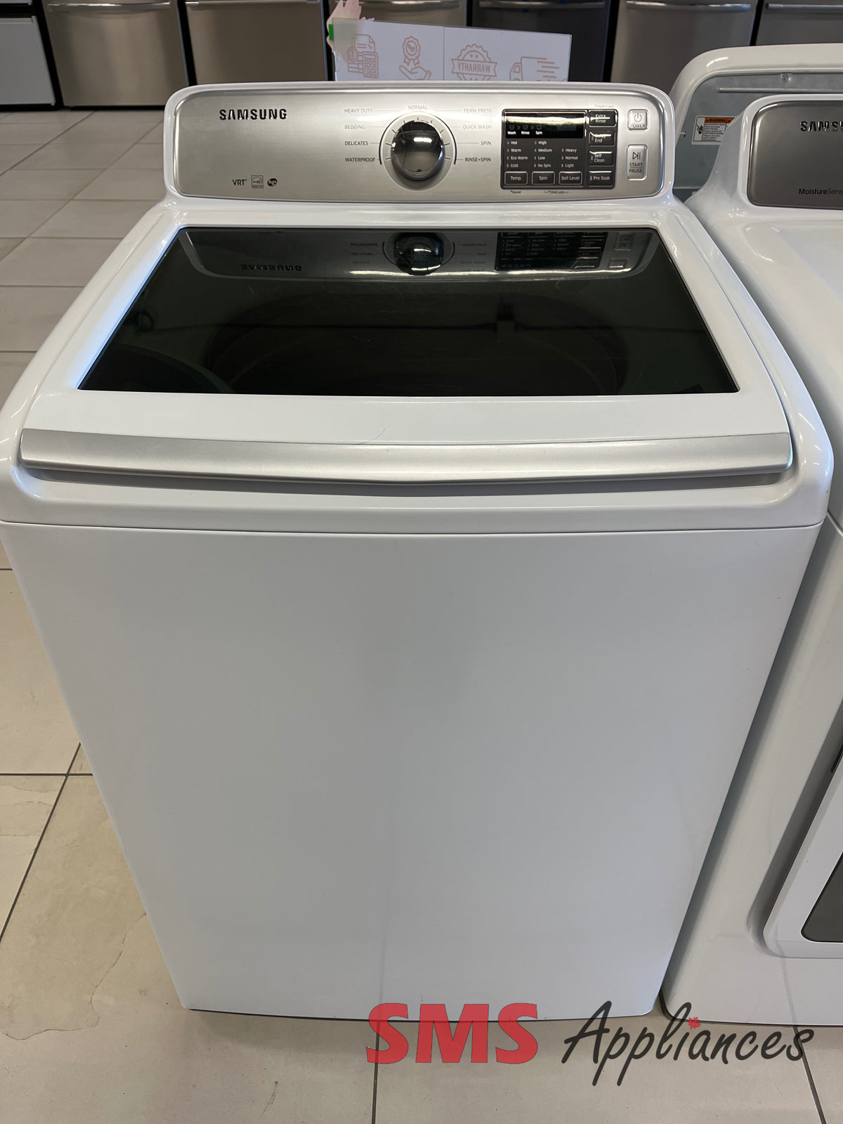 Refurbished 27" Laundry Set Samsung WA45H7000AW/DV45H7200EW for sale in Calgary - SMS Appliances