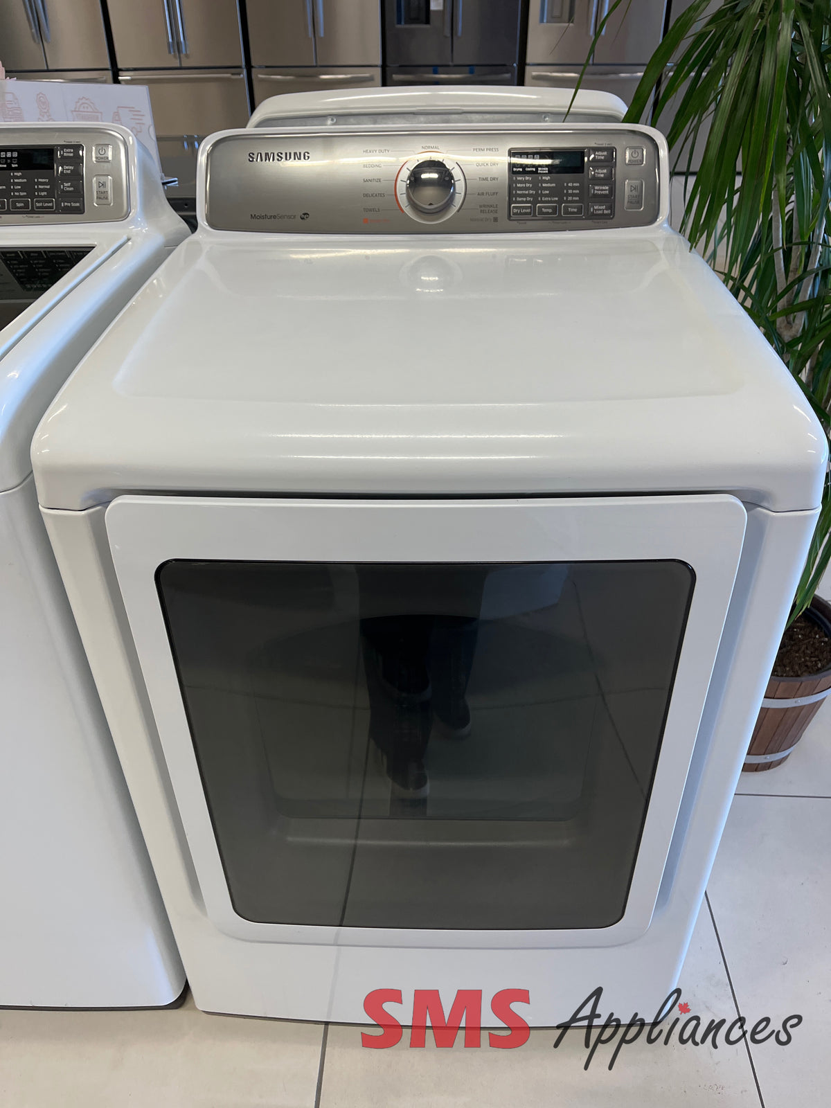 27" Samsung WA45H7000AW refurbished laundry set - SMS Appliances Calgary