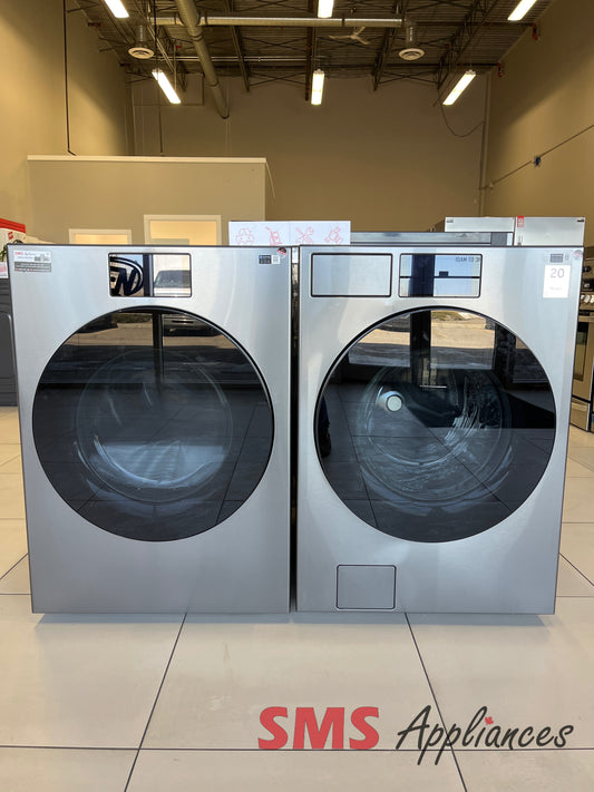 Open Box Laundry Sets WF90F53ADSA/DV90F53AESAC Samsung - Image 1