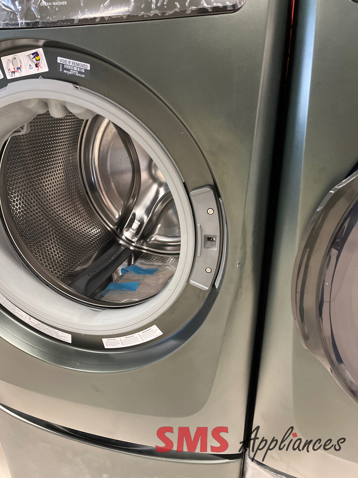 Electrolux ELFW7738AA open box laundry set view - for sale in Calgary