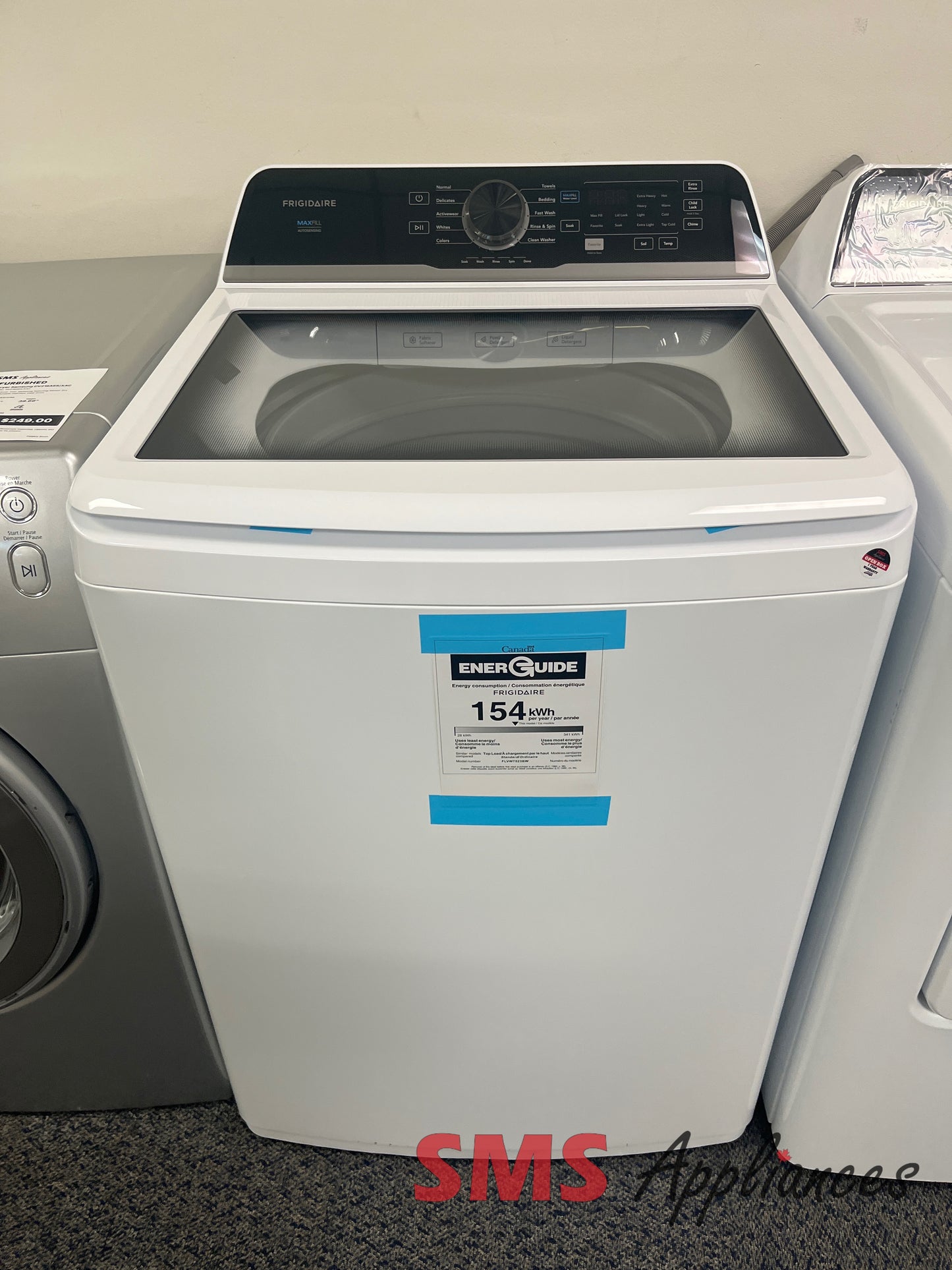 Open Box Laundry Sets FLVW7523BW/FLVE752CBW Frigidaire - Image 2