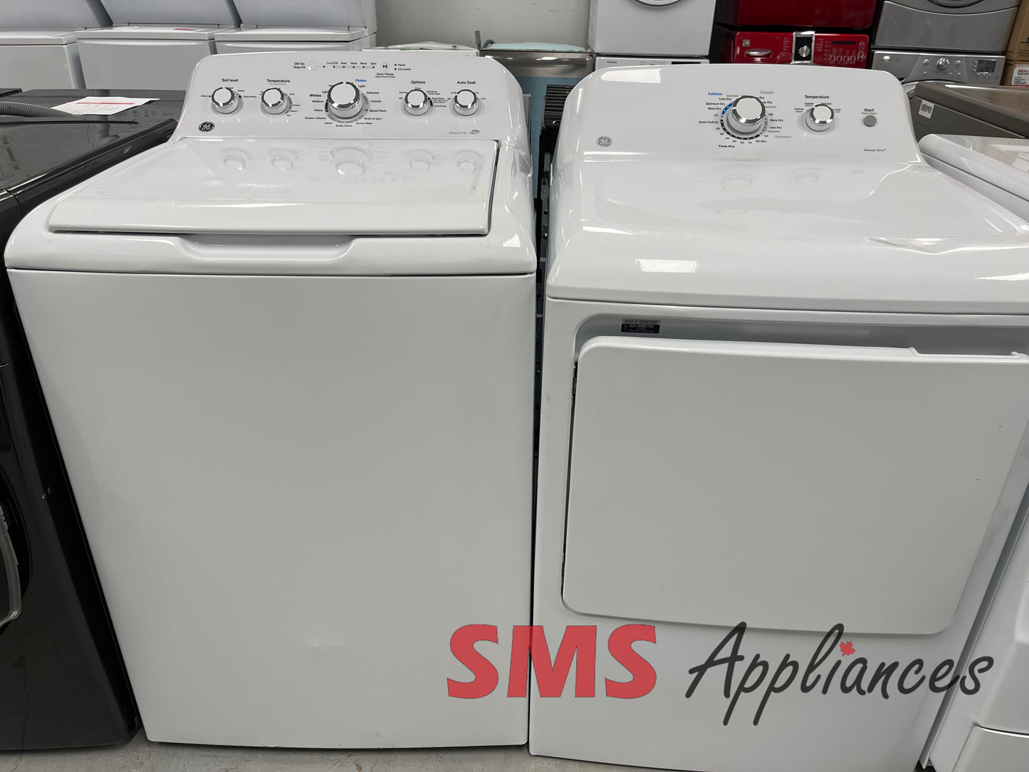 Refurbished Laundry Sets GTW460BMM1WW /GTD40EBMK0WW GE - Image 1