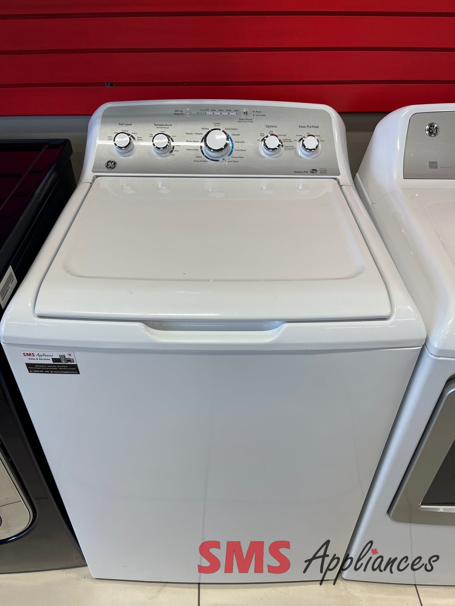 Refurbished Laundry Sets GTW485BMK1WS/GTD65EBMK1WS GE - Image 2