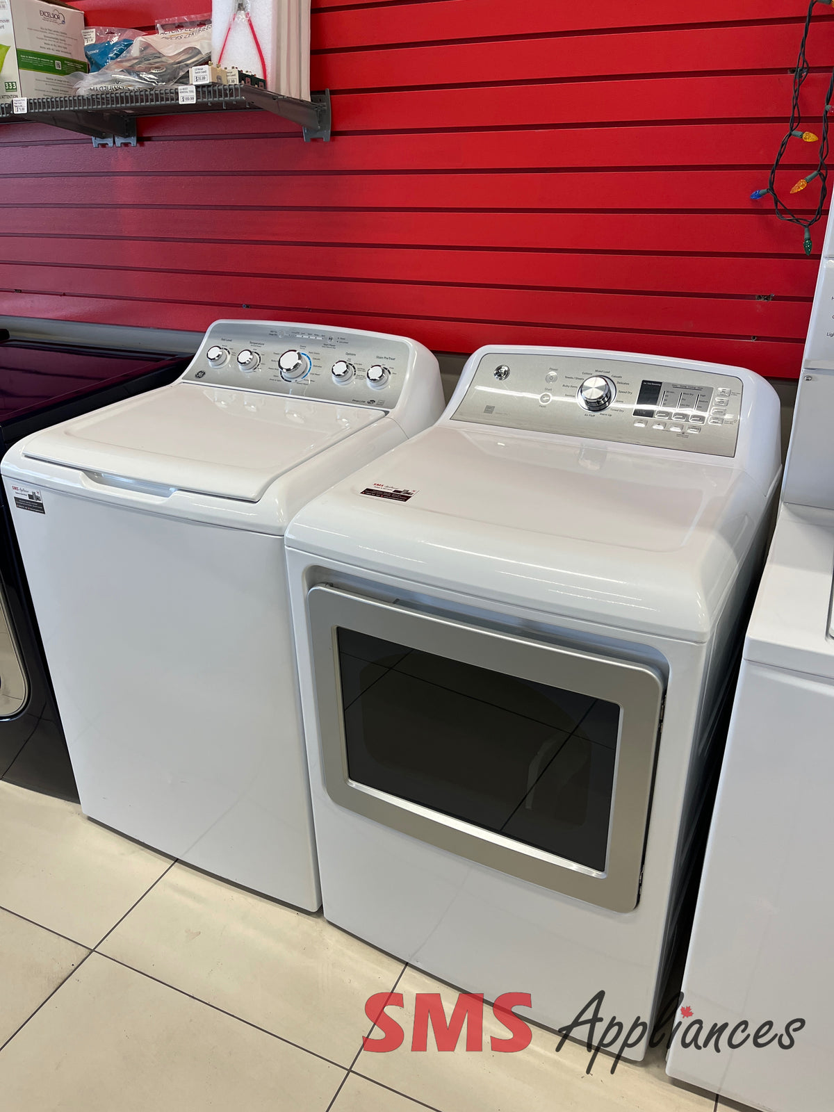 Refurbished Laundry Sets GTW485BMK1WS/GTD65EBMK1WS GE - Image 9