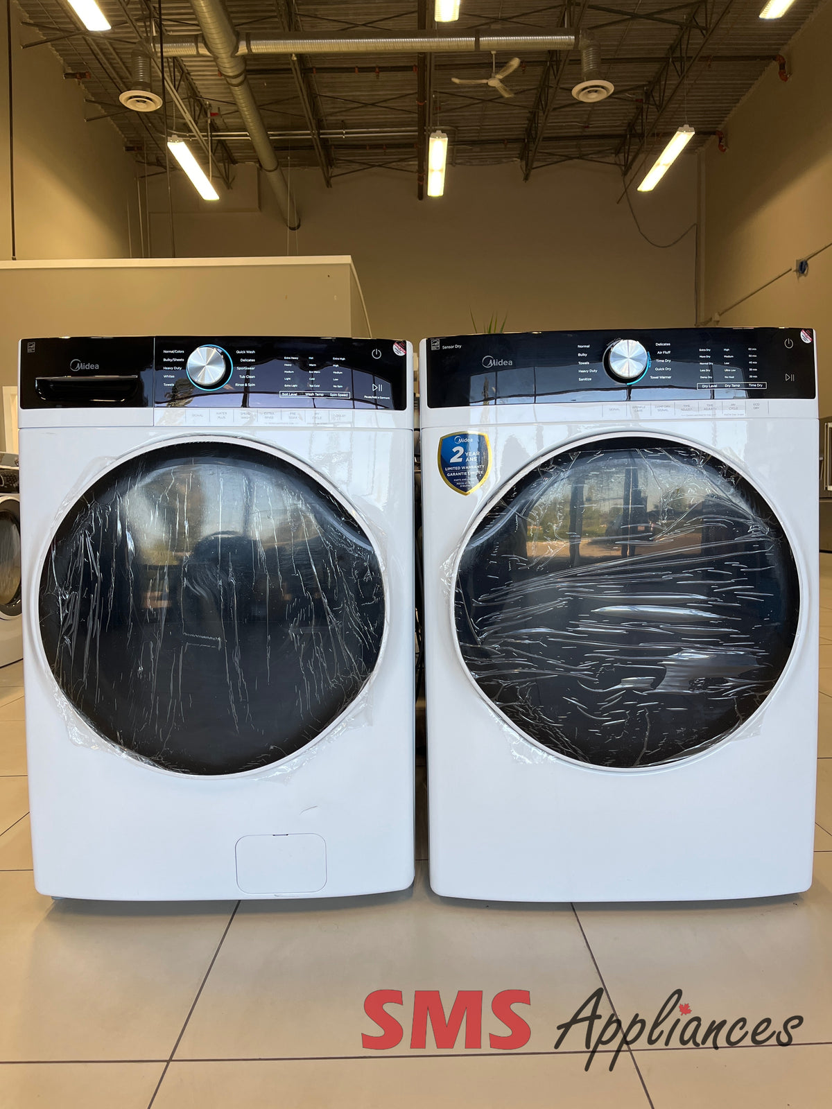 Open Box Laundry Sets MLH52N4AWW/MLE52N4AWW Midea - Image 1