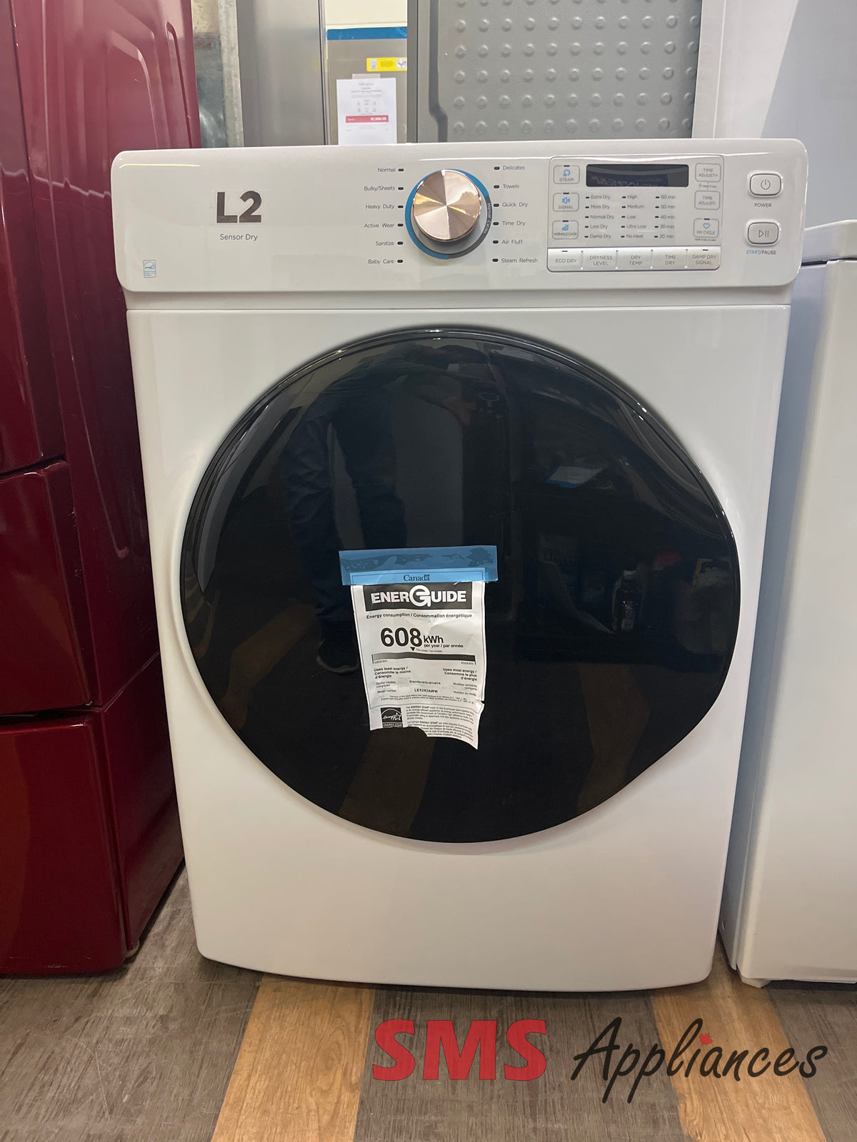 L2 open box dryer photo at SMS Appliances Regina