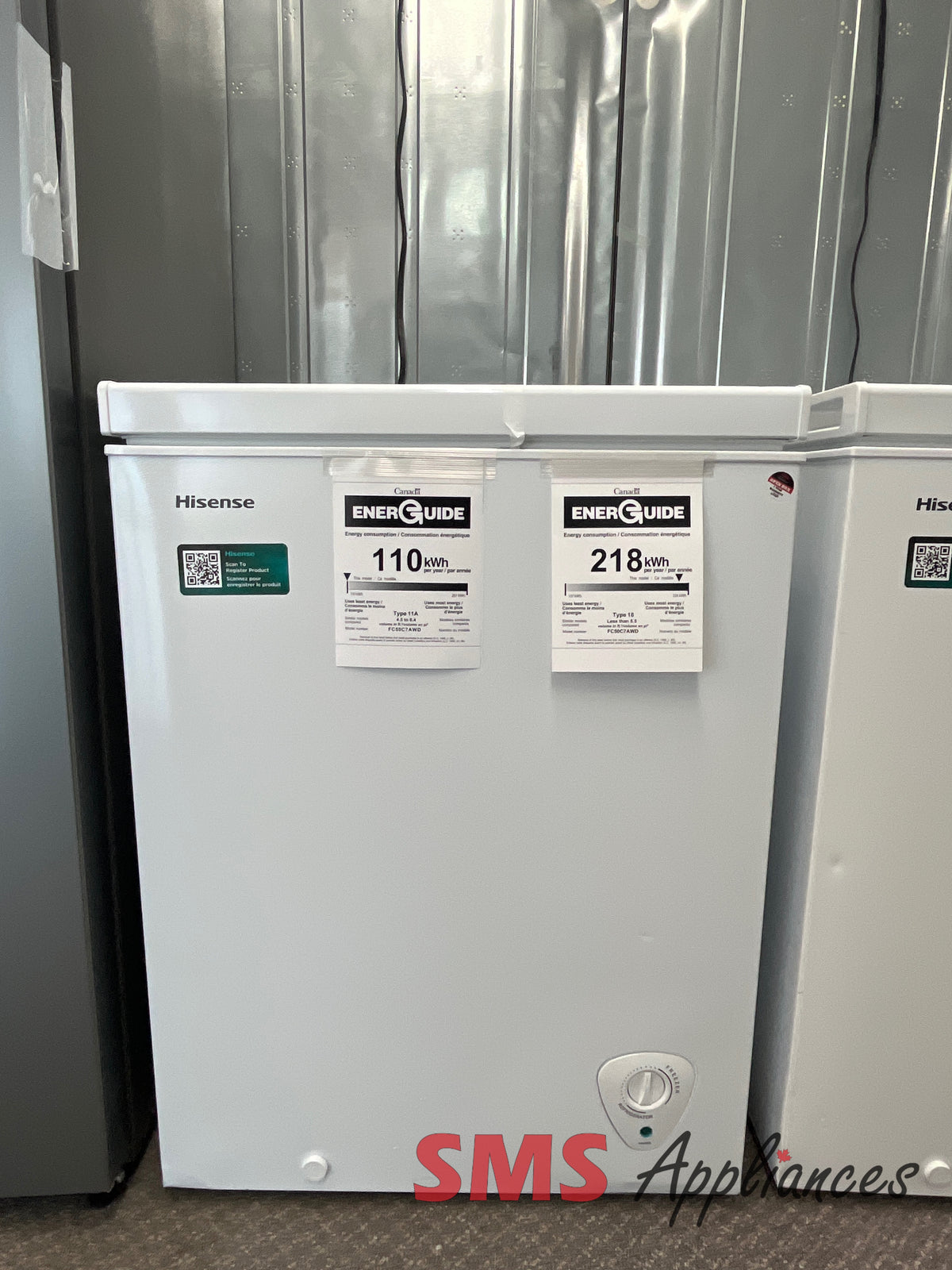 Open Box Freezers FC50C7AWD Hisense - Image 1