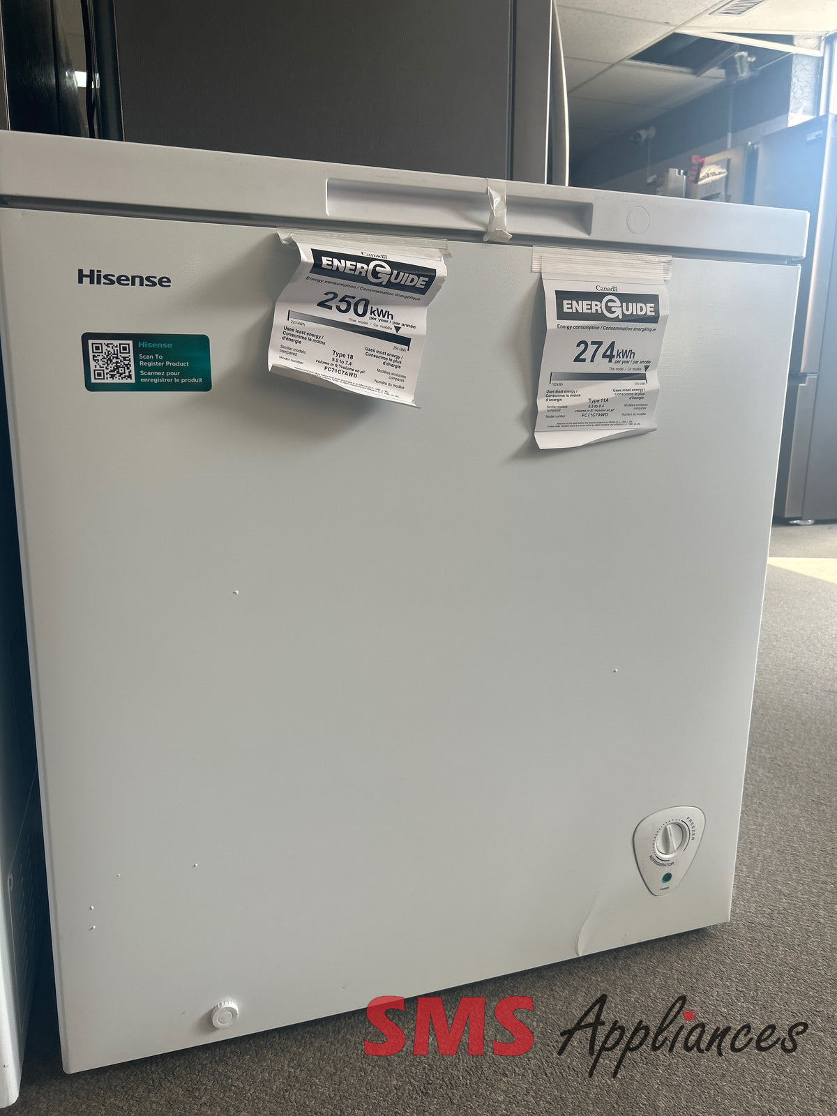 Open Box Freezers FC71C7AWD Hisense - Image 4