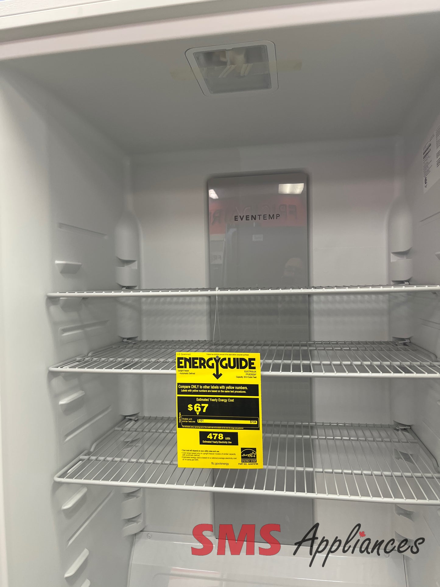 Open Box Freezers FFUE2022AW Frigidaire - Image 5