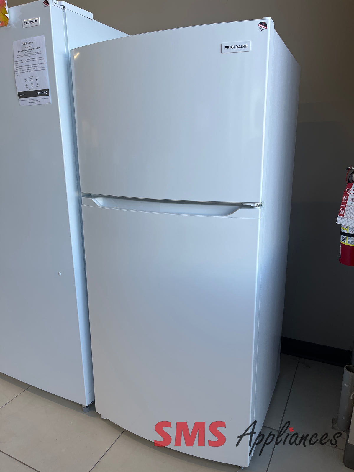 28" Frigidaire FFHT1425VW open box fridge - SMS Appliances Calgary
