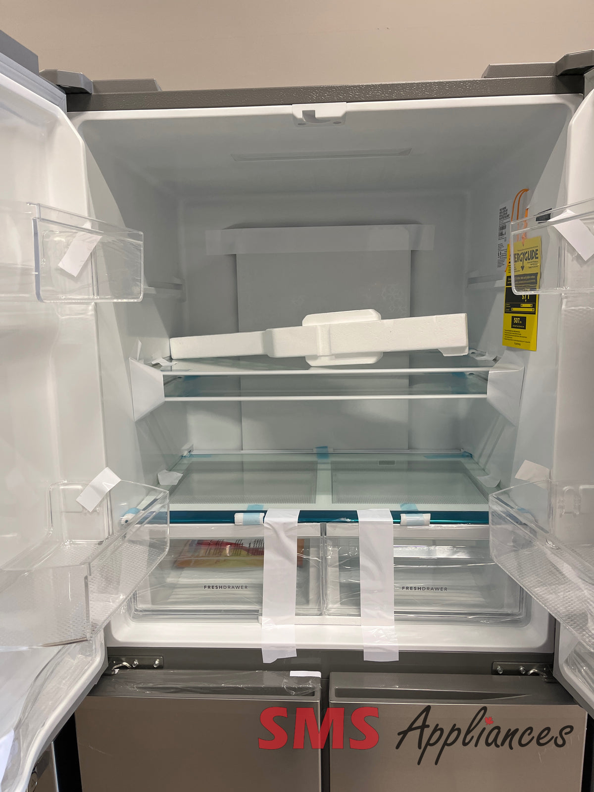 Frigidaire FRQG1721AV open box fridge photo at SMS Appliances Calgary