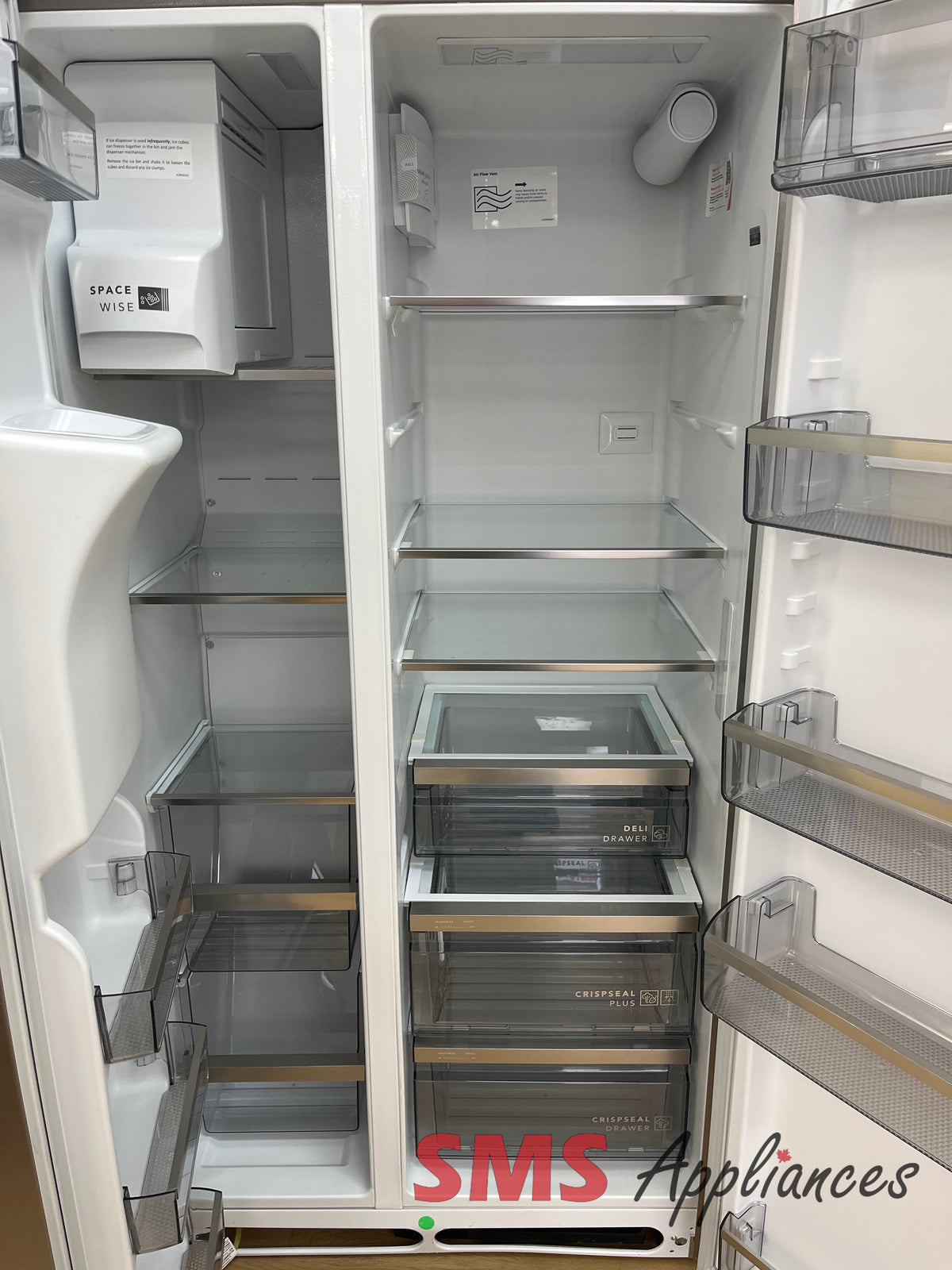 Frigidaire PRSC2222AFB open box fridge photo at SMS Appliances Airdrie
