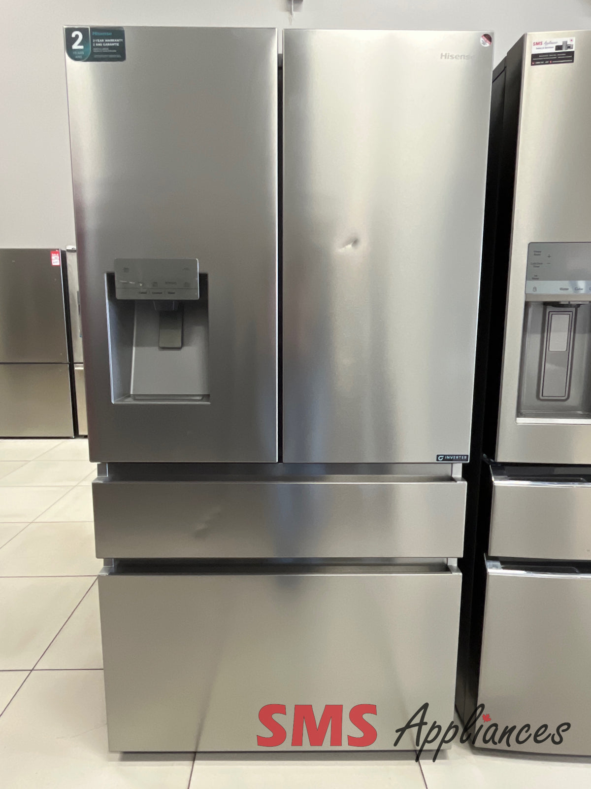 Open Box Fridges RF200D4CSE Hisense - Image 1
