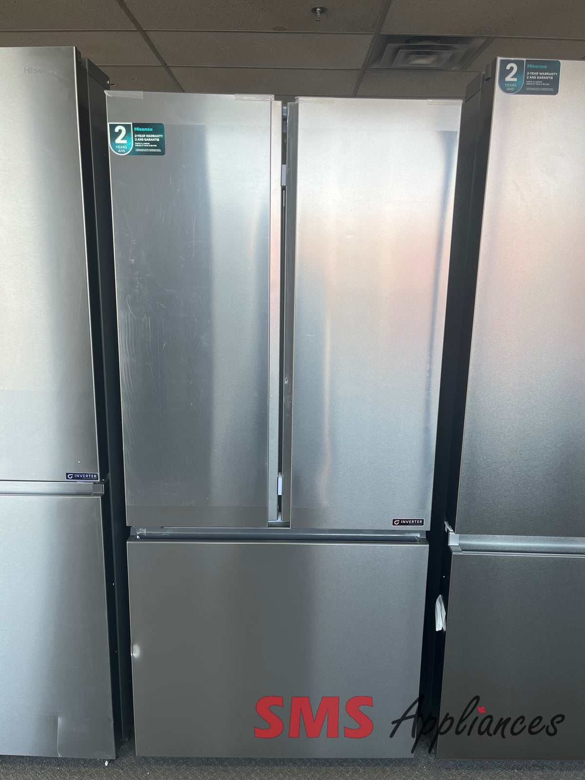 Open Box Fridges RF21A3FSE Hisense - Image 1