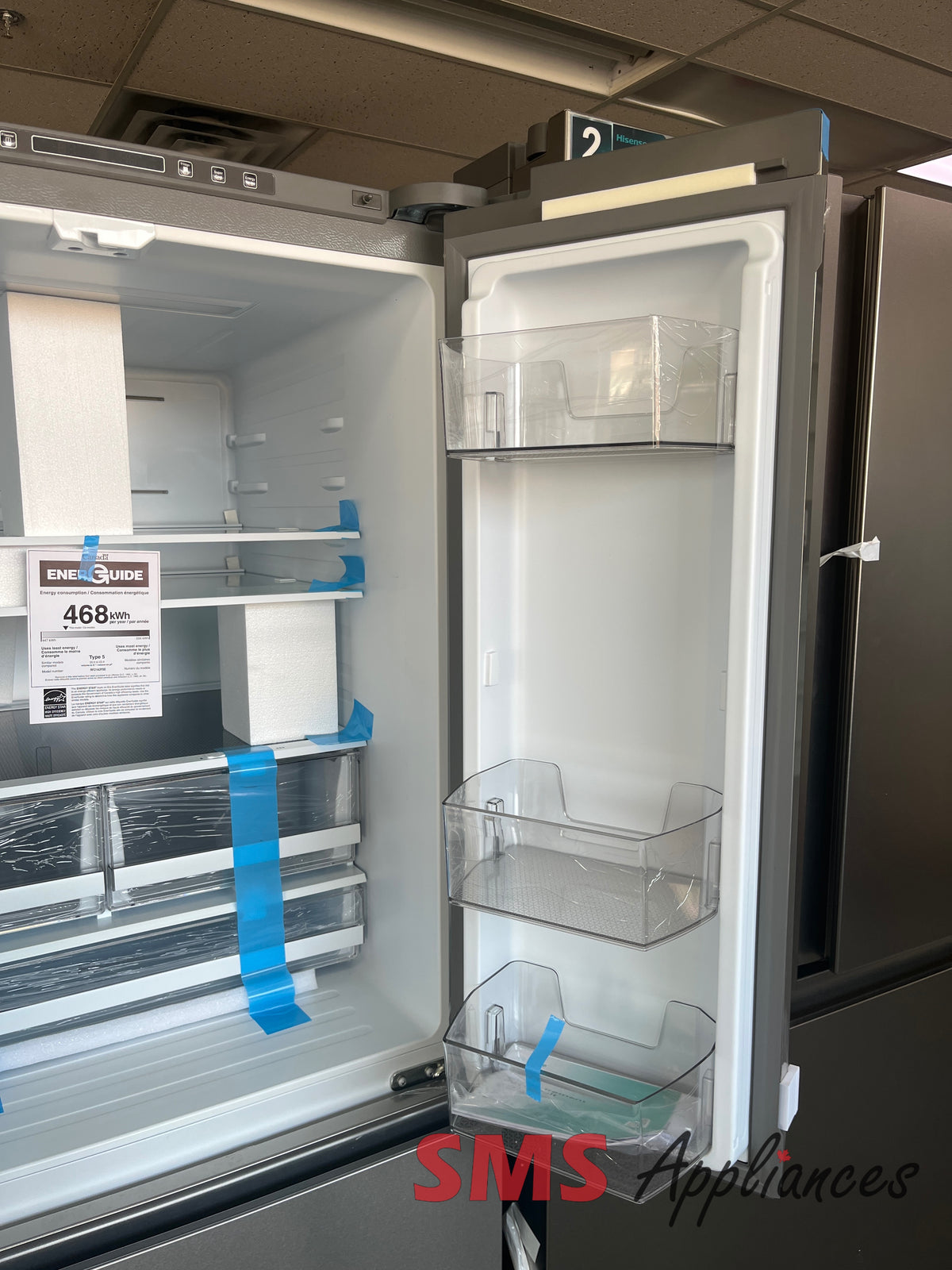Open Box Fridges RF21A3FSE Hisense - Image 4