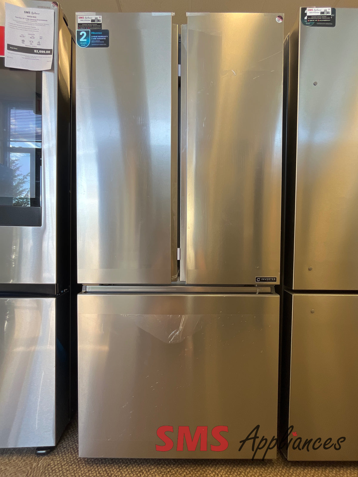 Open Box Fridges RF21A3FSEE Hisense - Image 1