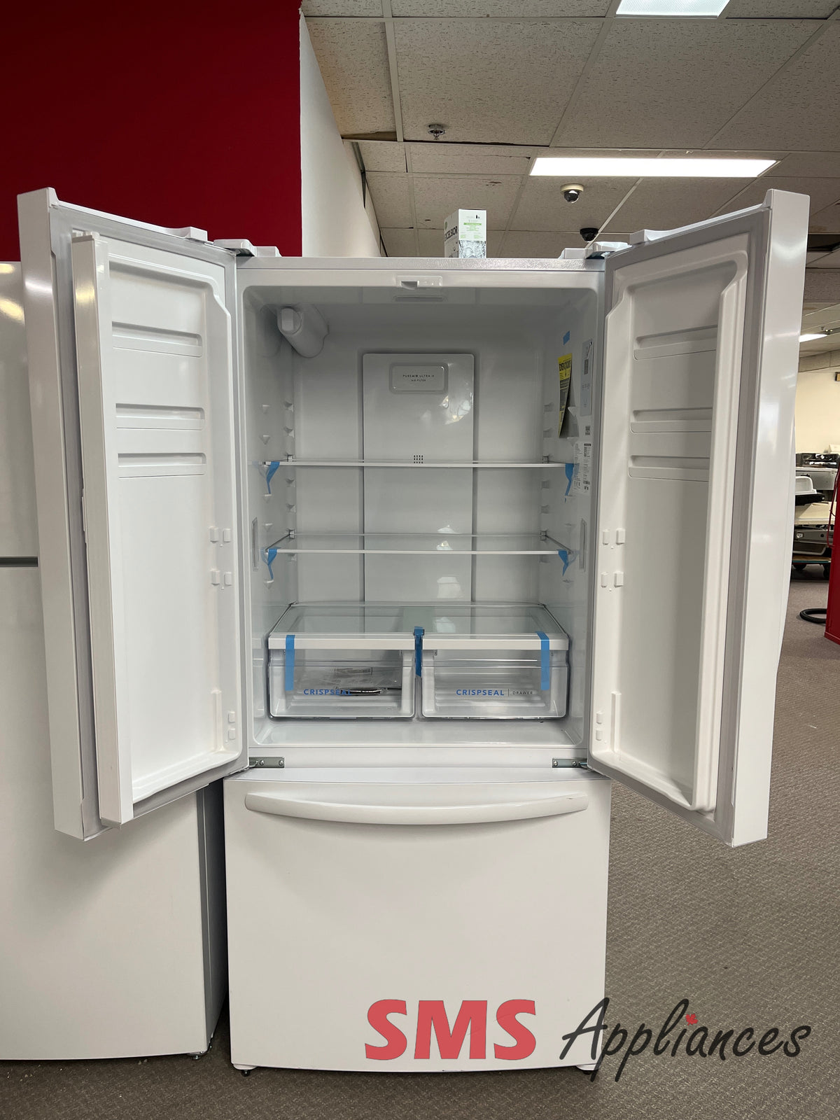 Frigidaire RFFG1723AW open box fridge photo at SMS Appliances Calgary