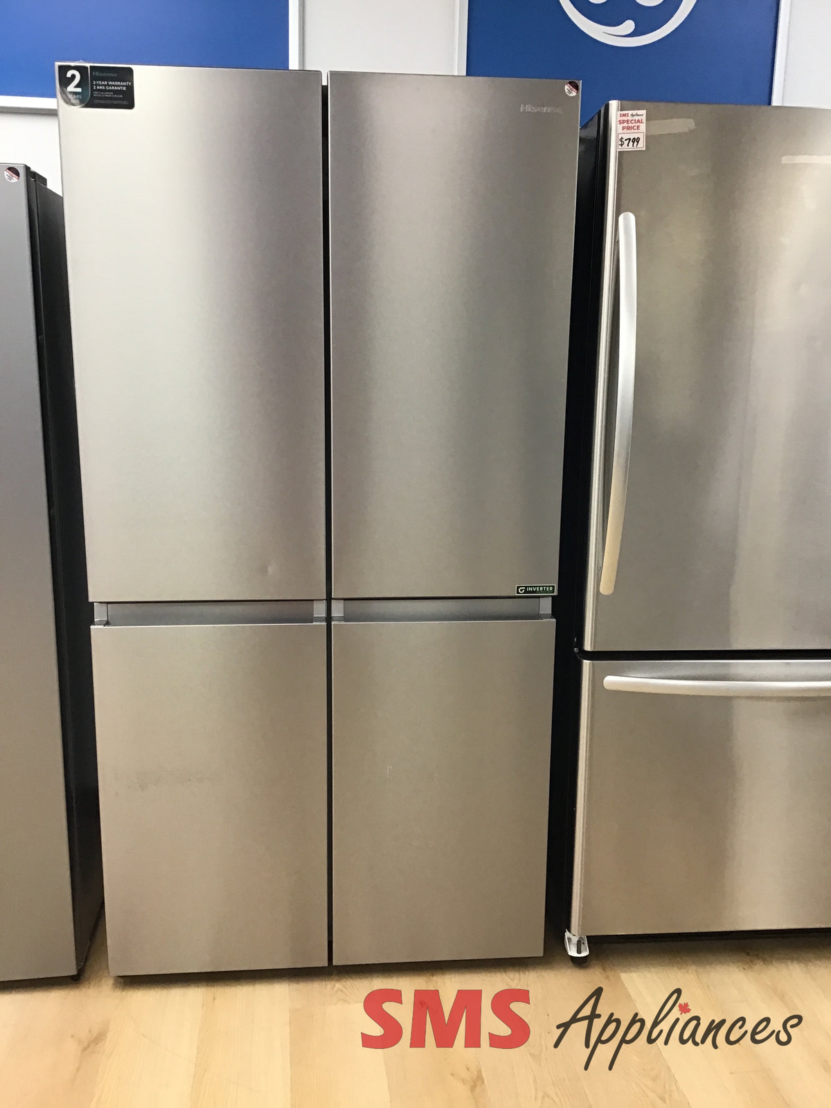Open Box Fridges RQ22A4CSD Hisense - Image 1