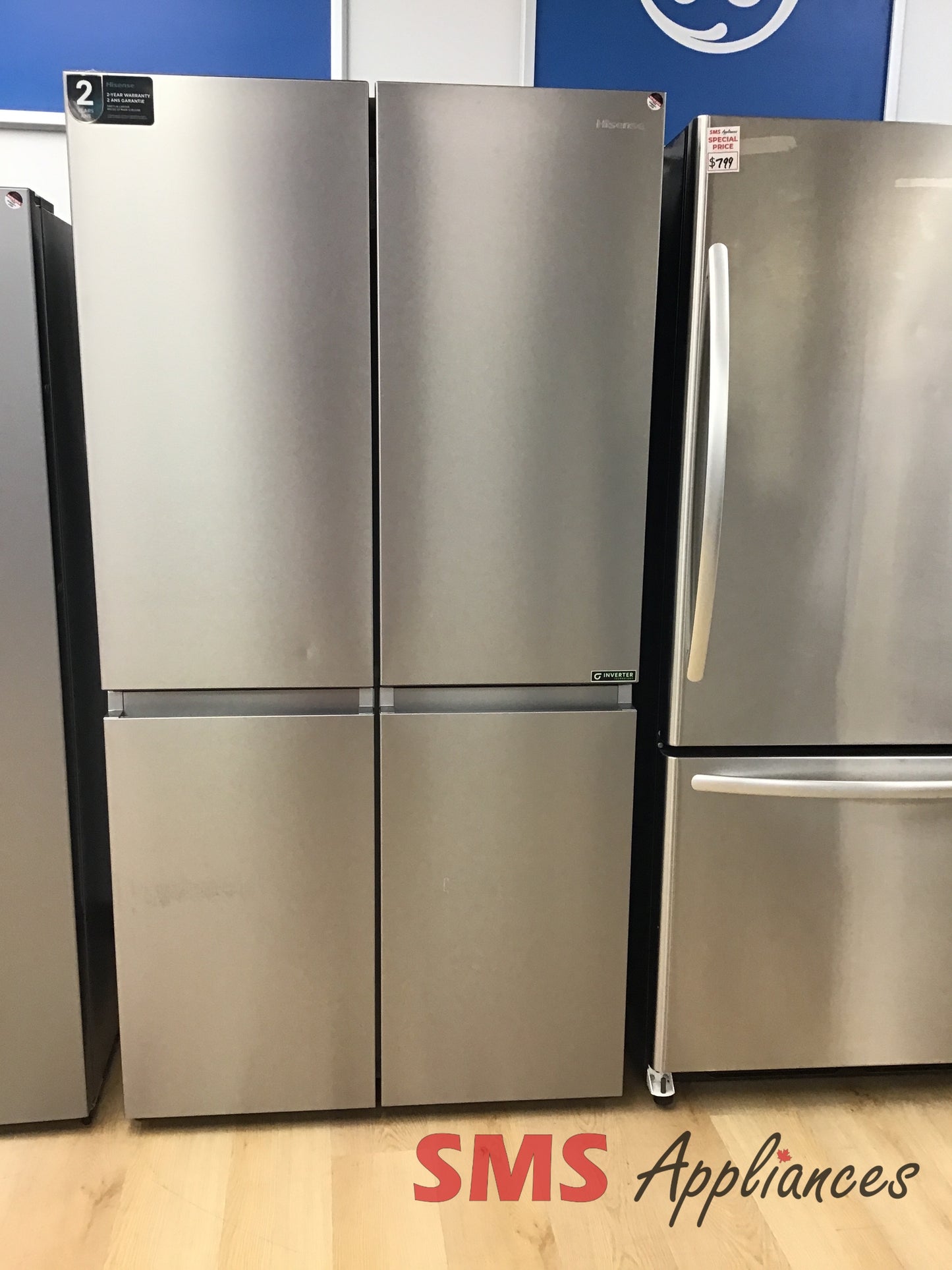 Open Box Fridges RQ22A4CSD Hisense - Image 1