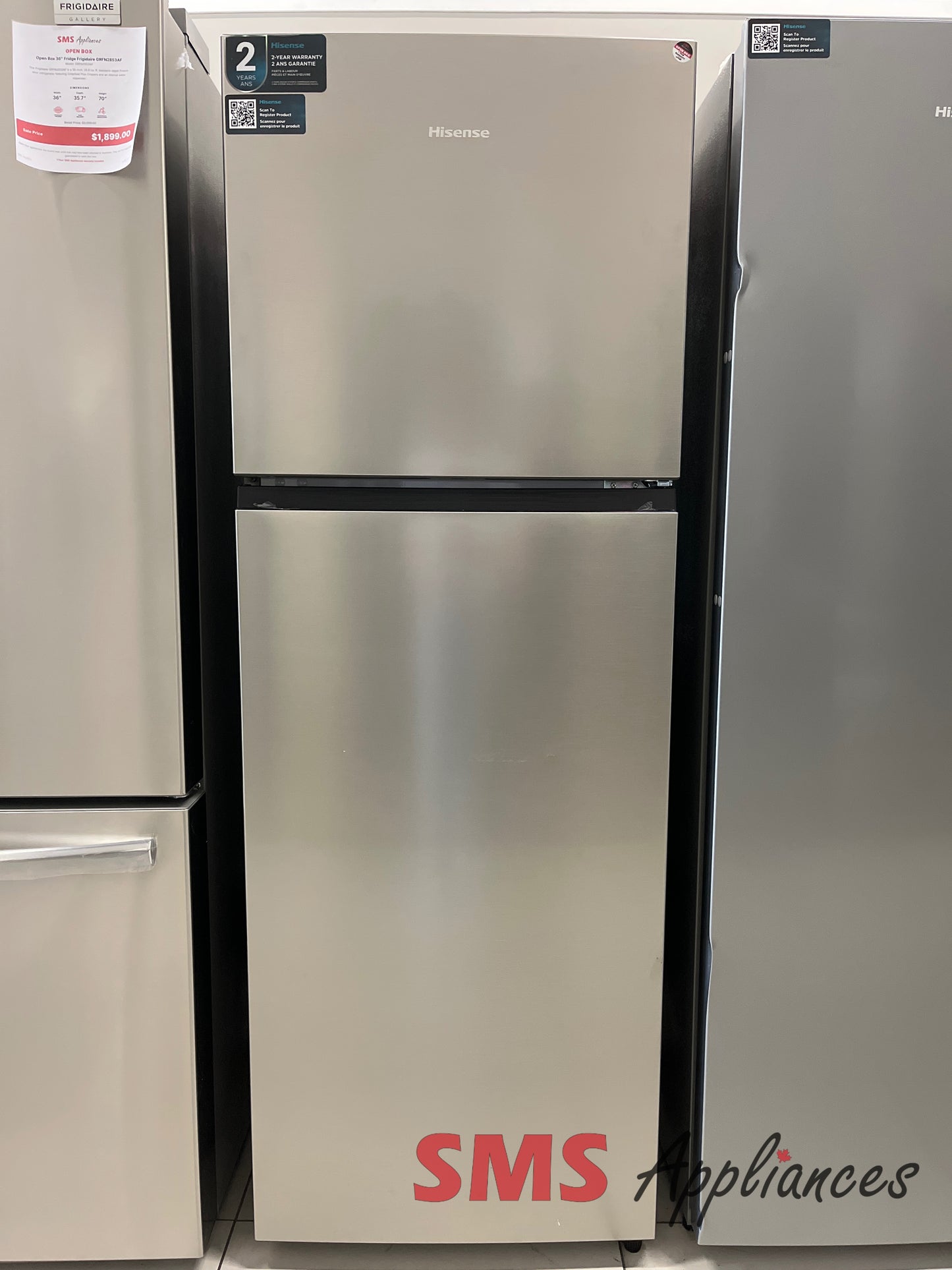 Open Box Fridges RT12A2CSE Hisense - Image 1