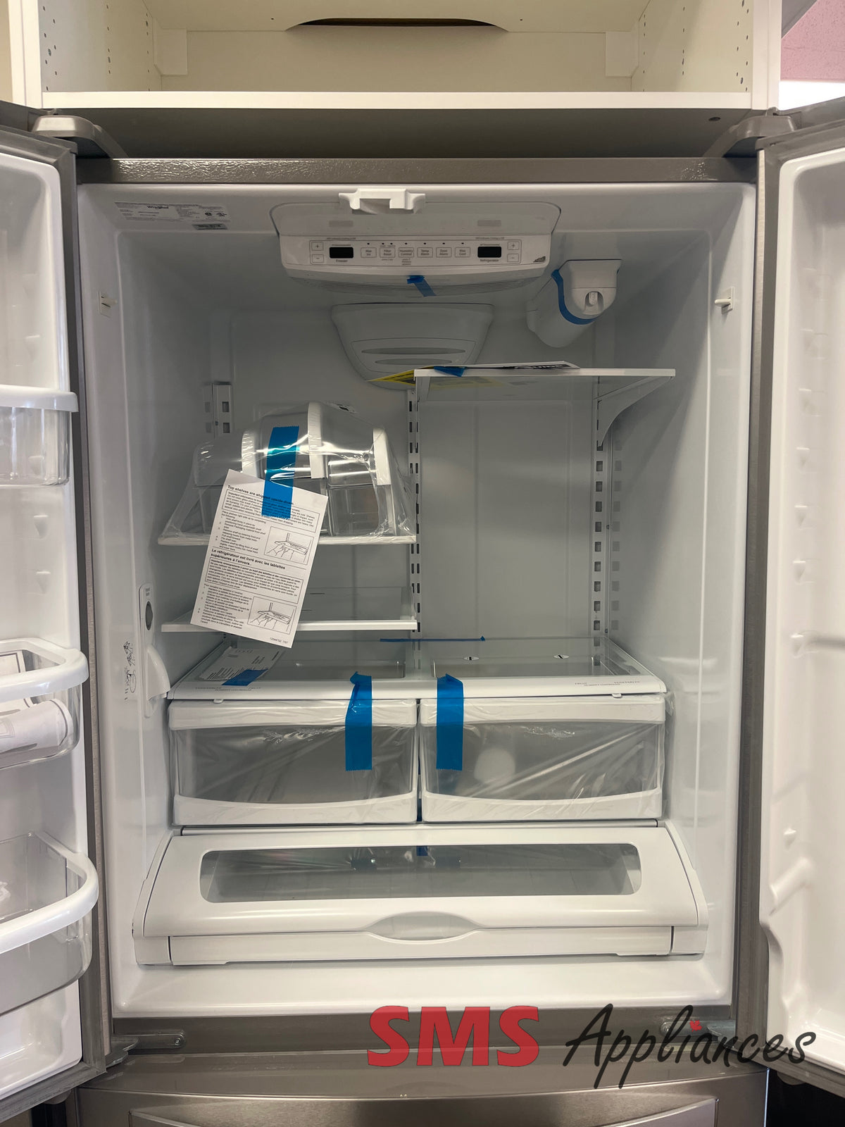 Whirlpool WRFF53333PZ open box fridge photo at SMS Appliances Calgary