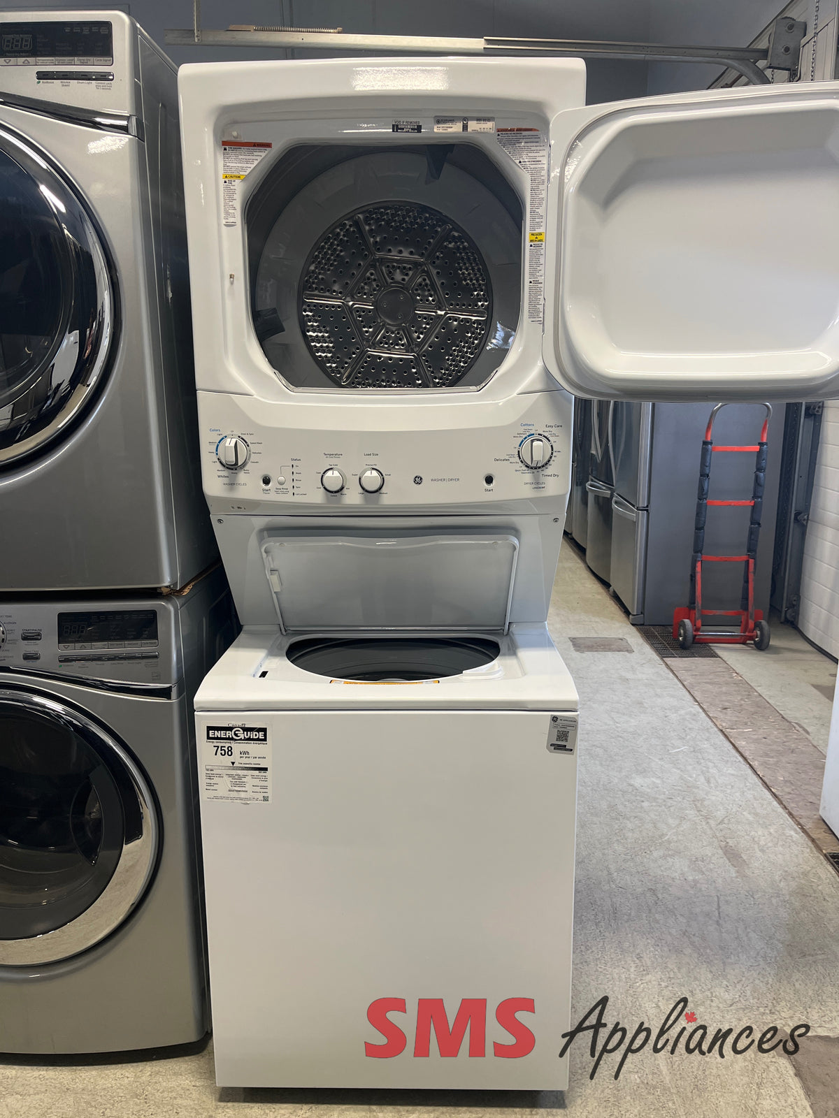 Open Box Laundry Sets GUV27ESMW0WW GE - Image 2