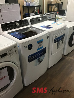 Open Box 27" Laundry Set Midea MLTW51A2BWW,MLTE52M2BWW