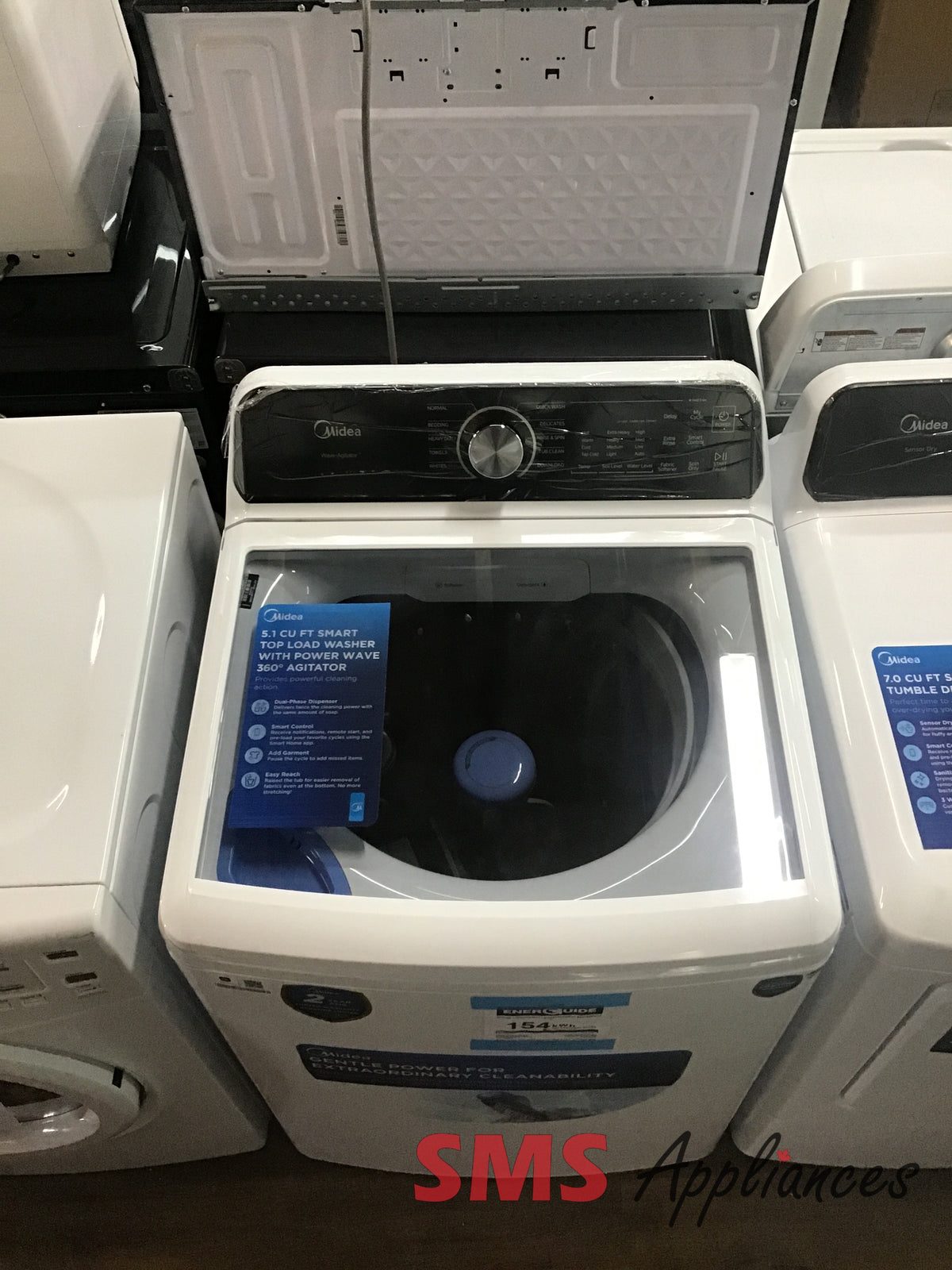 Open Box Laundry Sets MLTW51A2BWW,MLTE52M2BWW Midea - Image 2