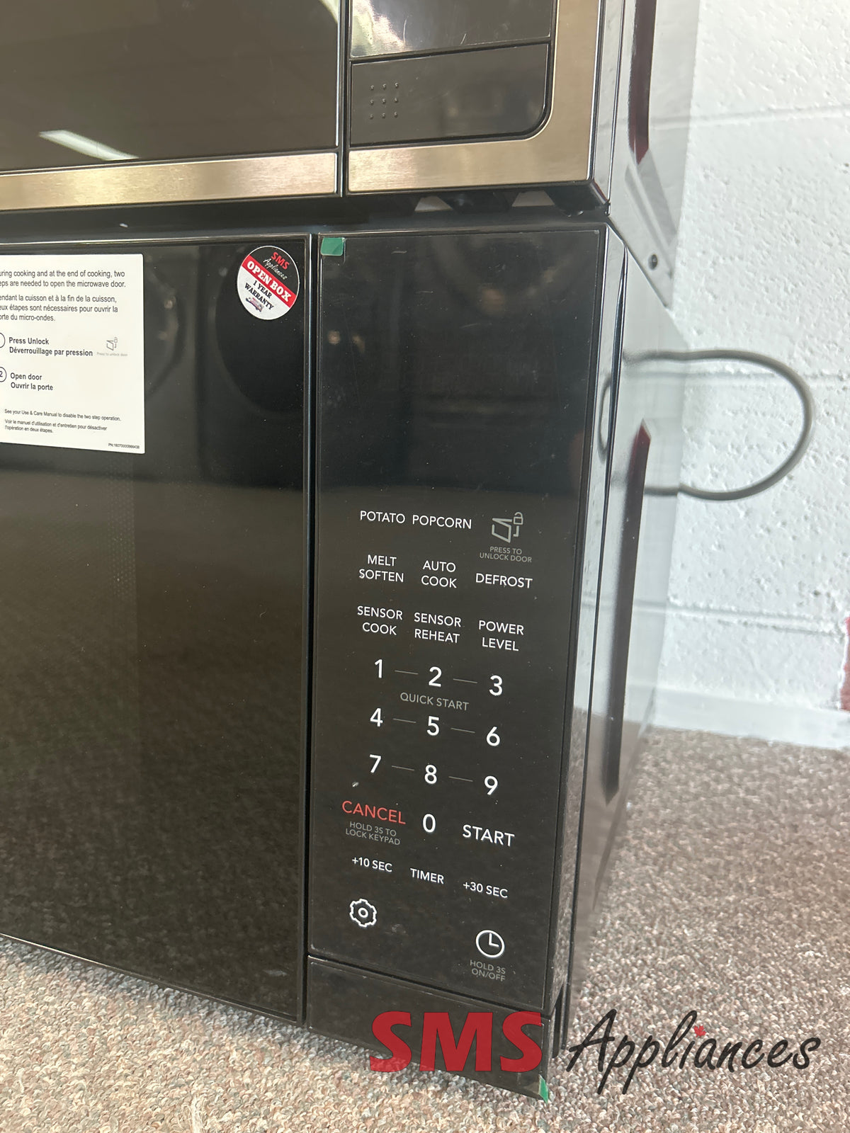 Frigidaire PMBS3080BF open box microwave view - for sale in Medicine Hat