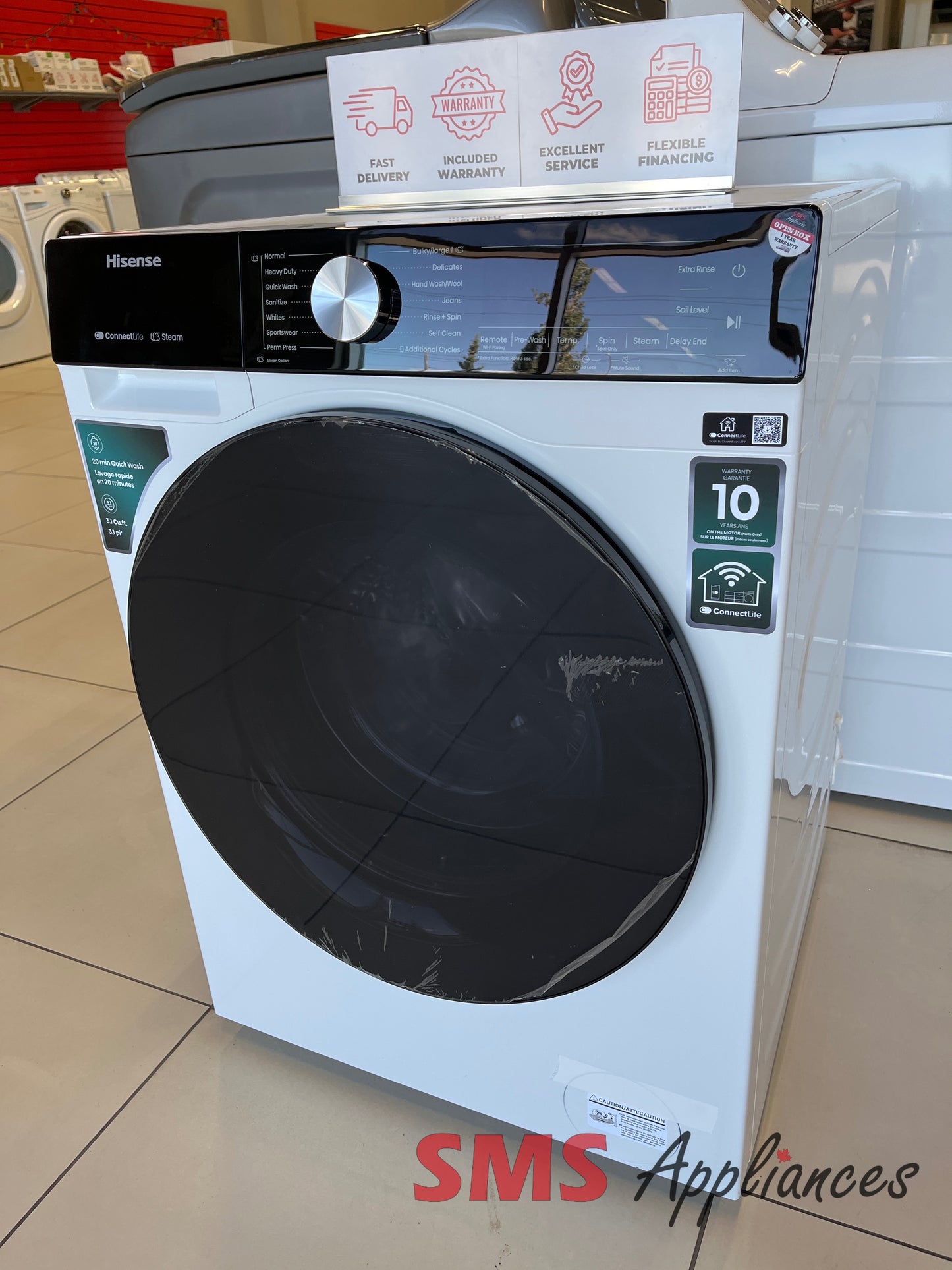 Open Box Washers WF5S2845BW Hisense - Image 5