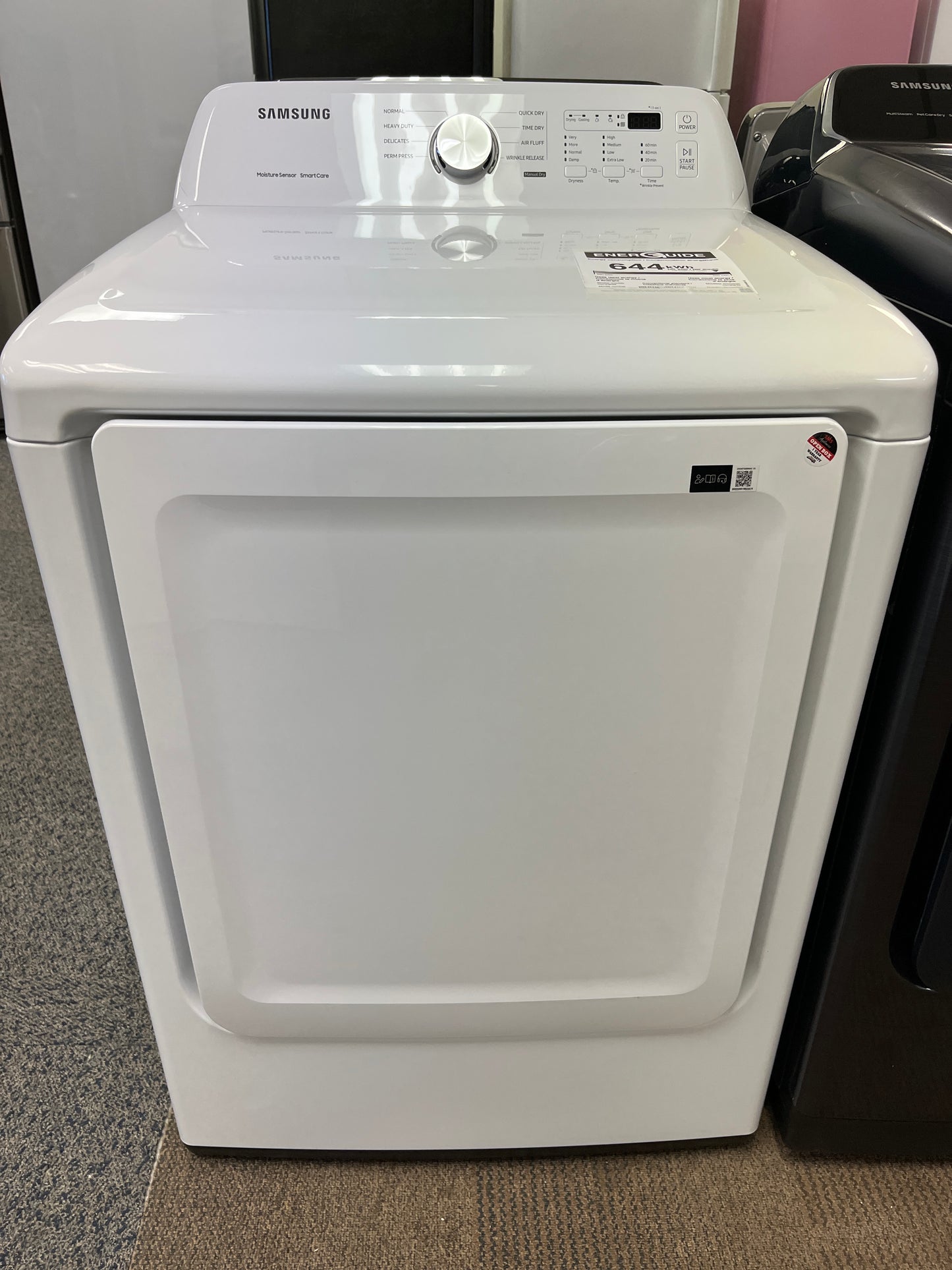 Open Box – 27" Dryer Samsung DVE45T3200W
