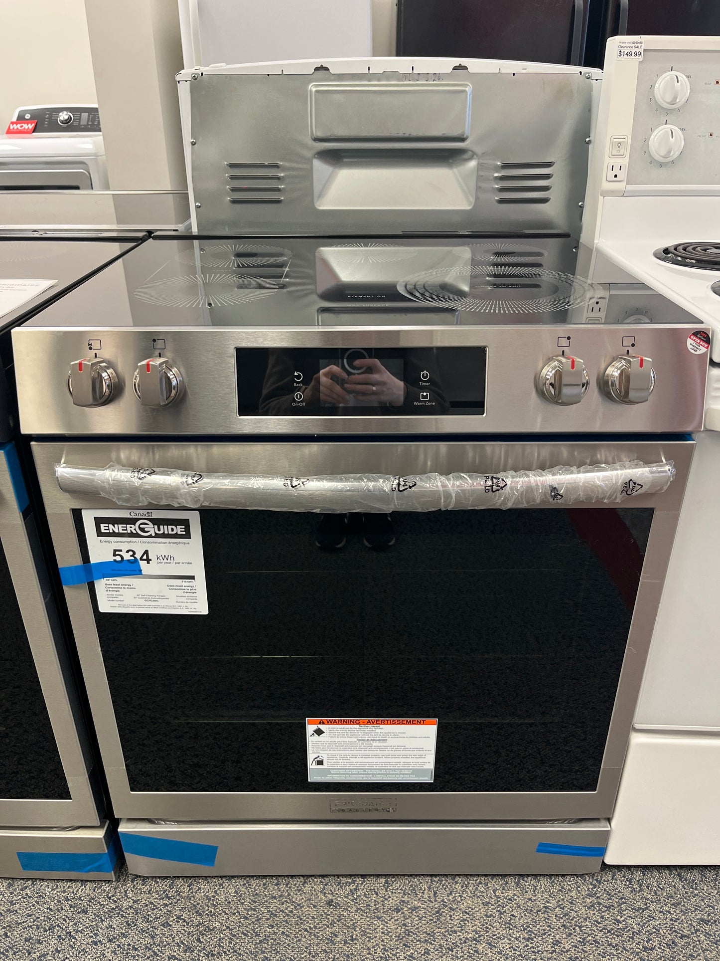 Open Box – 30" Stove Frigidaire FCFE306CBF