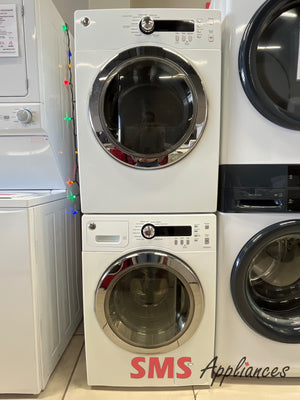 Refurbished 23.5" Laundry Set GE WCVH4800K2WW/PCVH480EK0WW