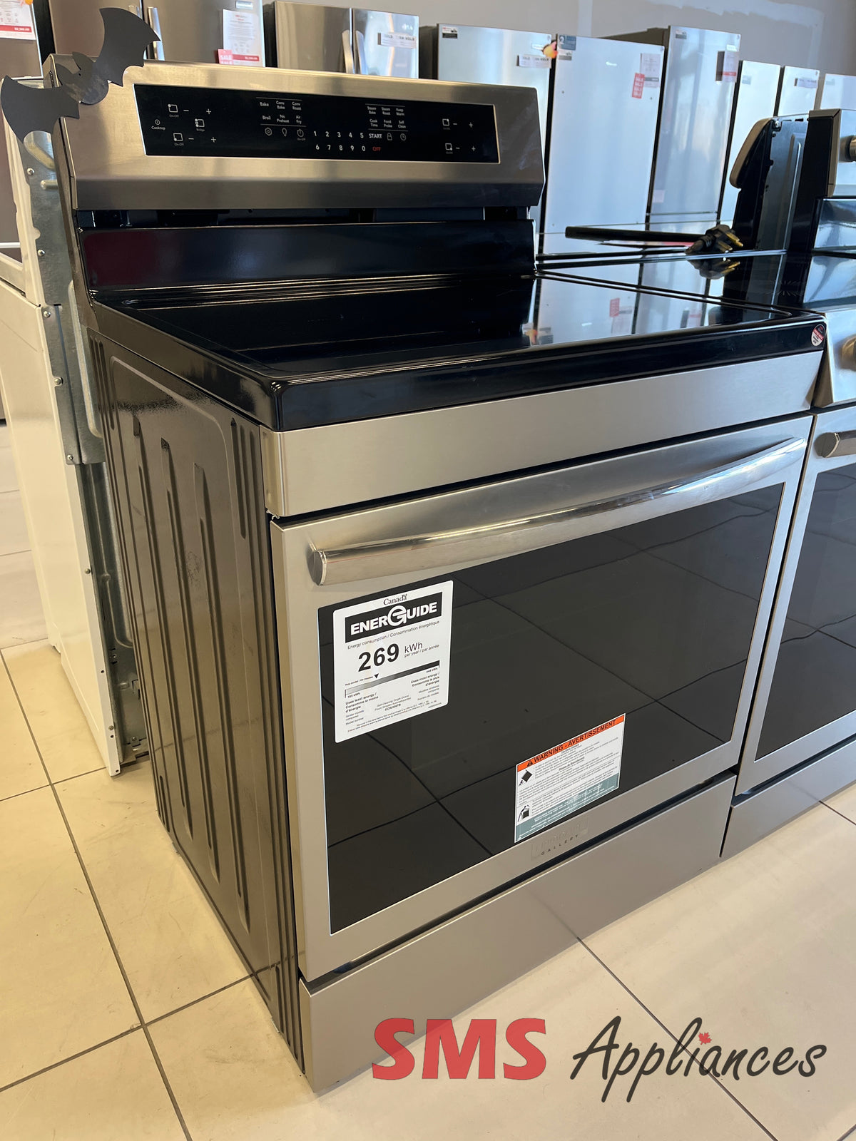 30" Frigidaire GCRI306TBF open box stove - SMS Appliances Calgary