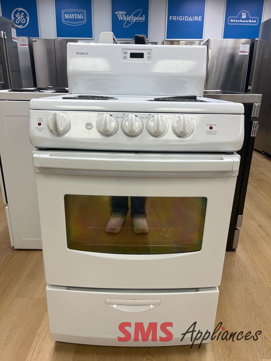 Refurbished 24.5" Stove Simplicity SER241WC for sale in Airdrie - SMS Appliances