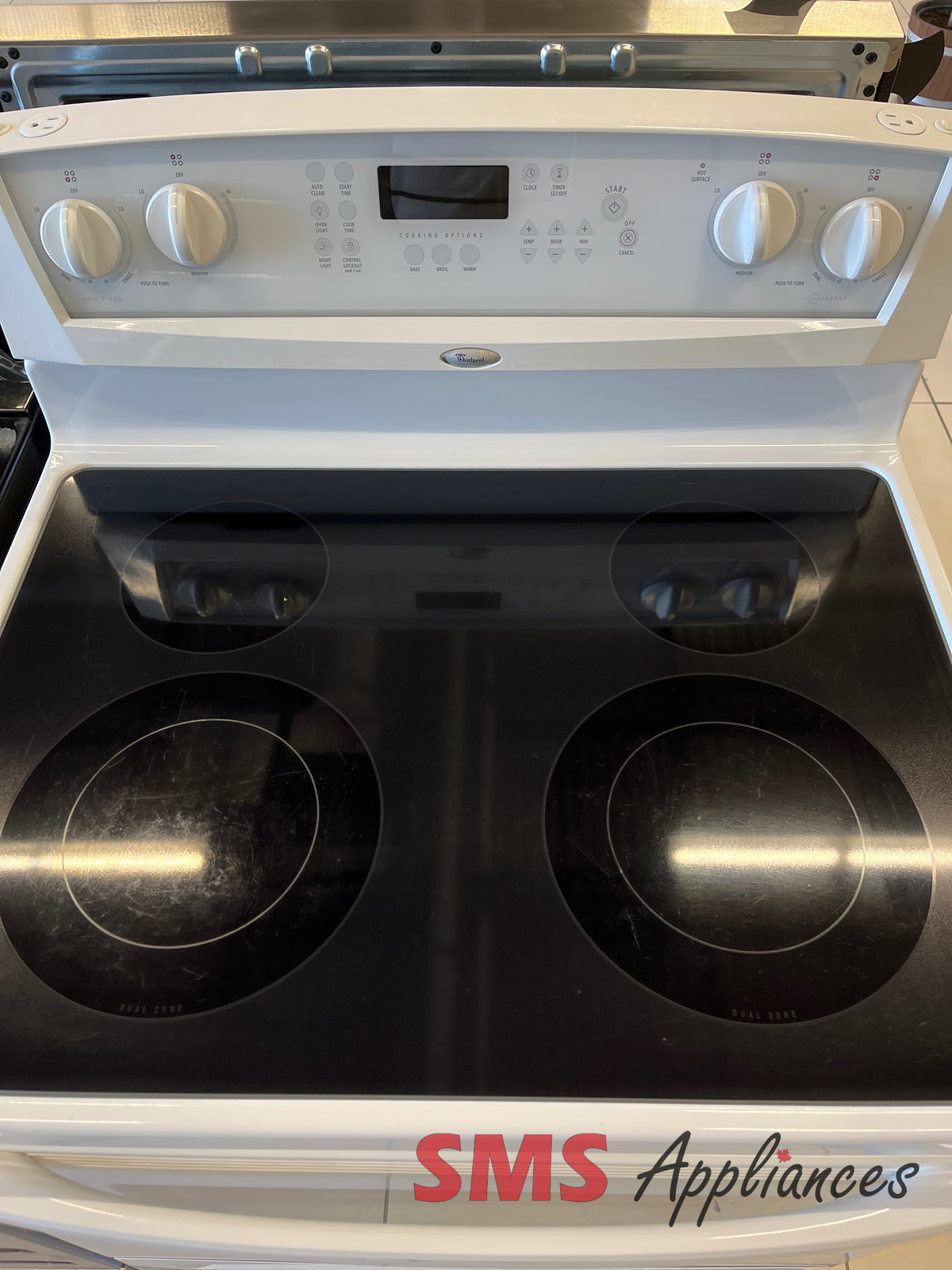 Whirlpool WERP4120S0 refurbished stove photo at SMS Appliances Calgary