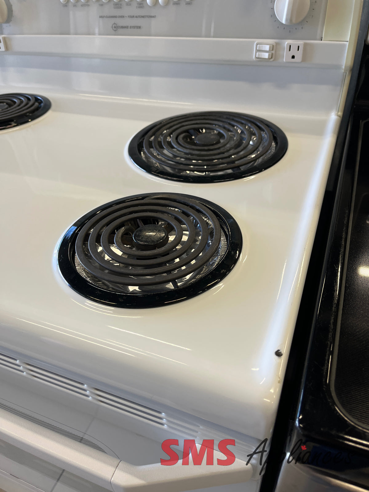 Whirlpool WGP34802 refurbished stove view - for sale in Calgary