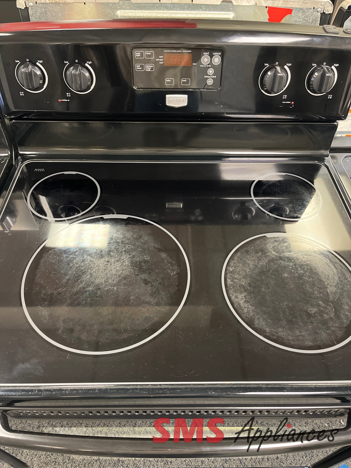 Maytag YMER7651XB refurbished stove view - for sale in Calgary