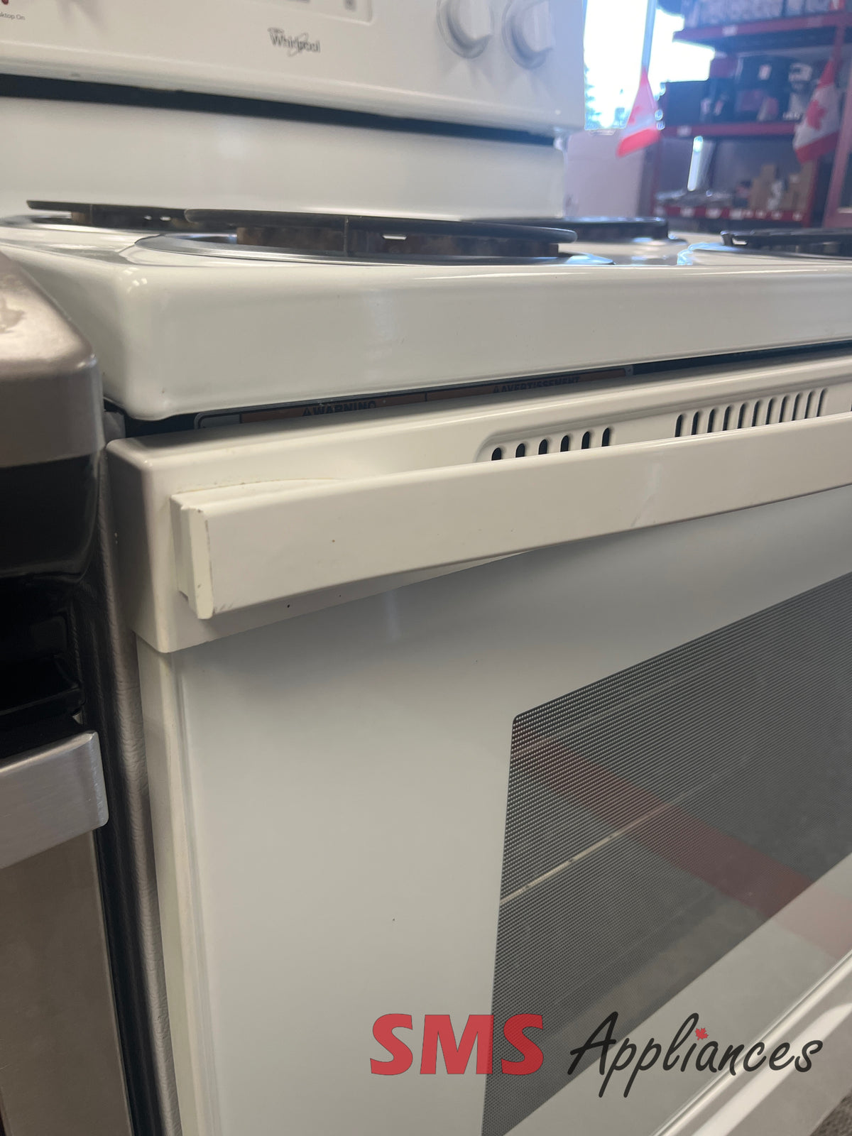 30" Whirlpool YWFC150M0EW refurbished stove - SMS Appliances Calgary