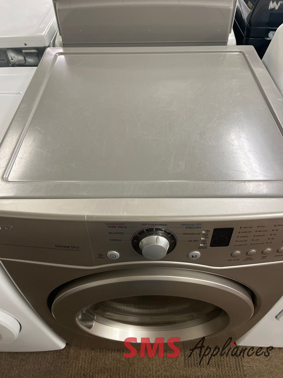 LG DLE2240S refurbished dryer view - for sale in Calgary