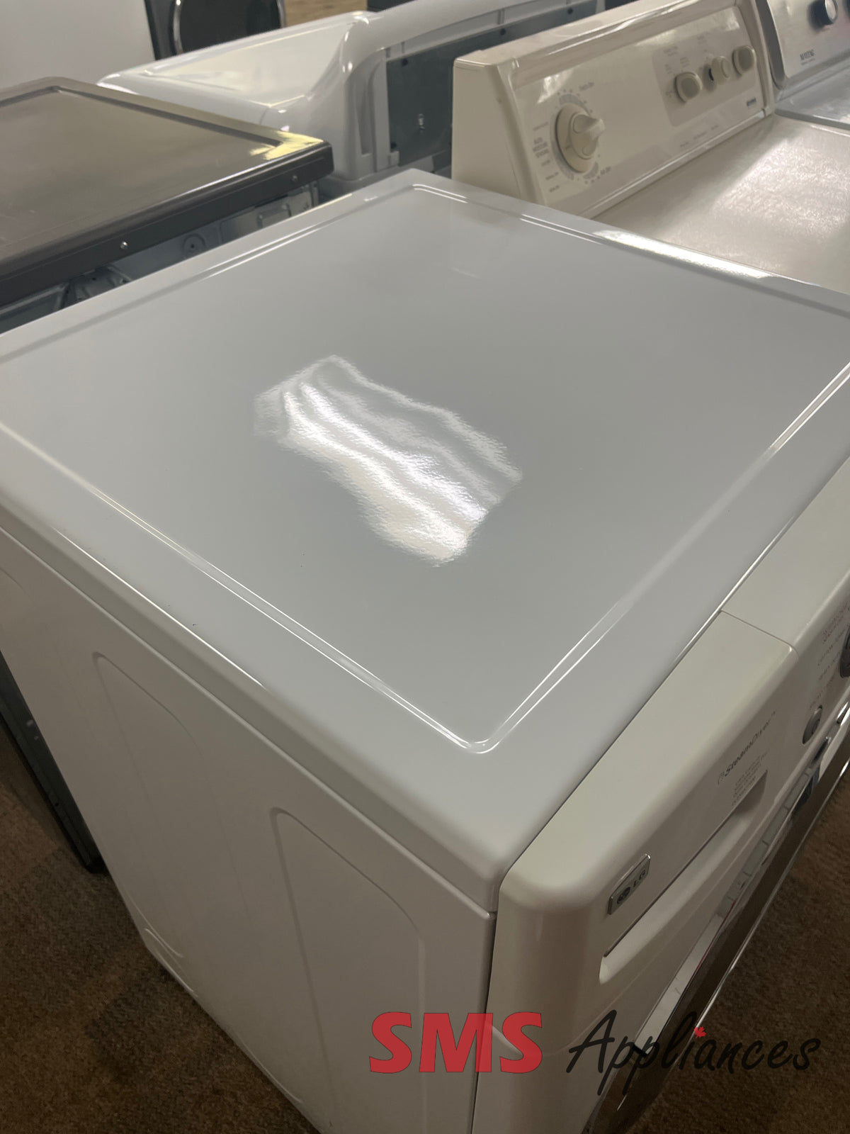 LG DLEX8377WM refurbished dryer detail - buy in Calgary at SMS Appliances