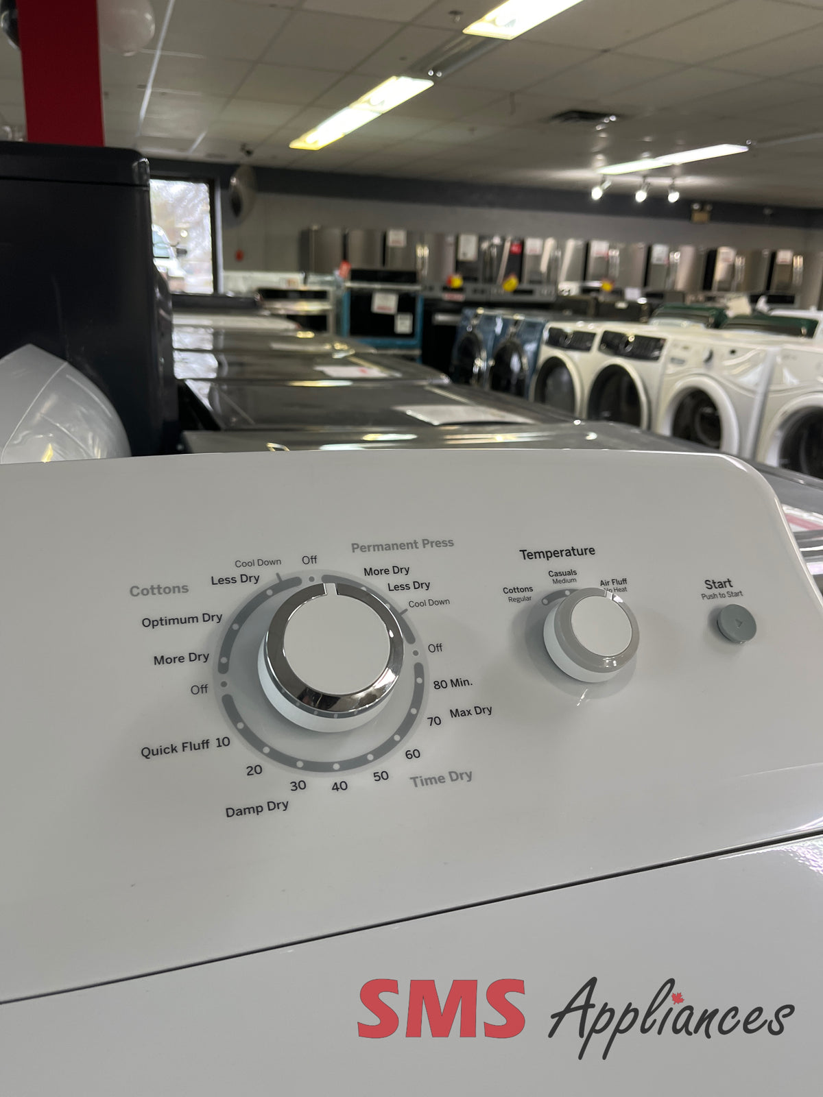 GE GTD32EBMP0WW refurbished dryer view - for sale in Medicine Hat